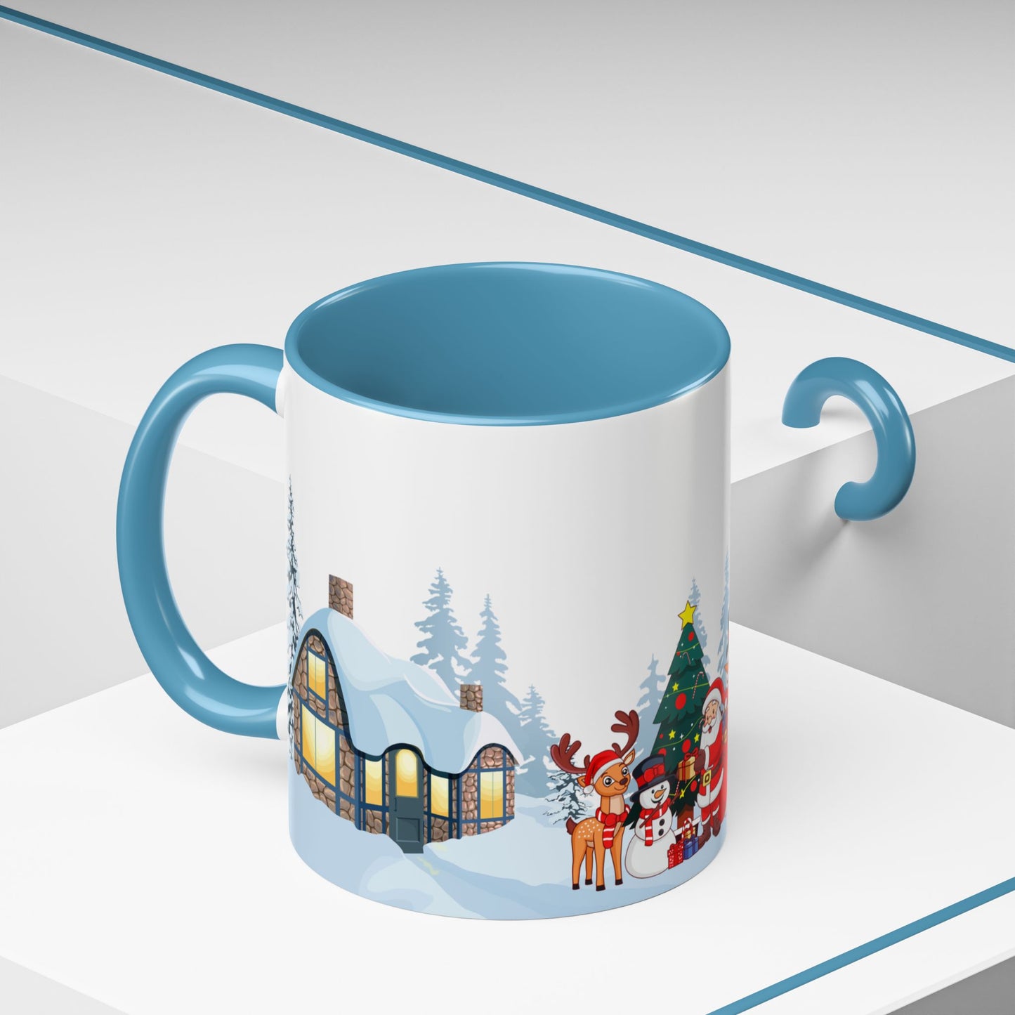 Outdoor Christmas Party - Accent Coffee Mug (11, 15oz) - 10454