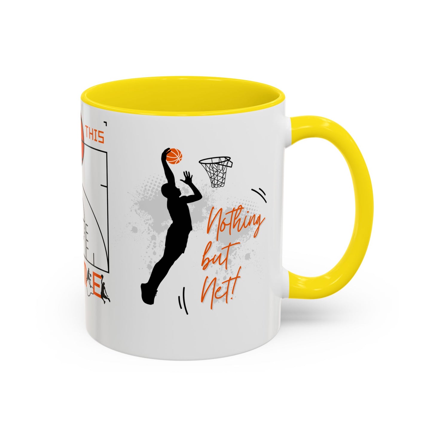 Love This Game, Basketball - Accent Coffee Mug (11, 15oz) - 10718