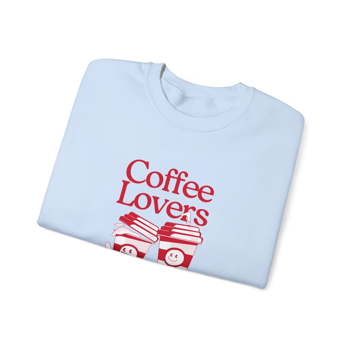 Coffee Lovers, More Love, Less Hate - Unisex Heavy Blend™ Crewneck Sweatshirt - 11313