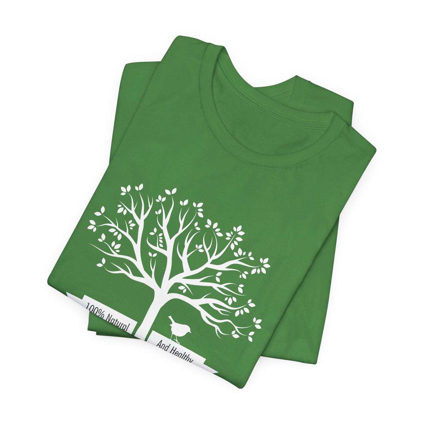 Vegan: 100% Natural And Healthy, Raised By Veggies - Unisex Jersey Short Sleeve Tee - 12396