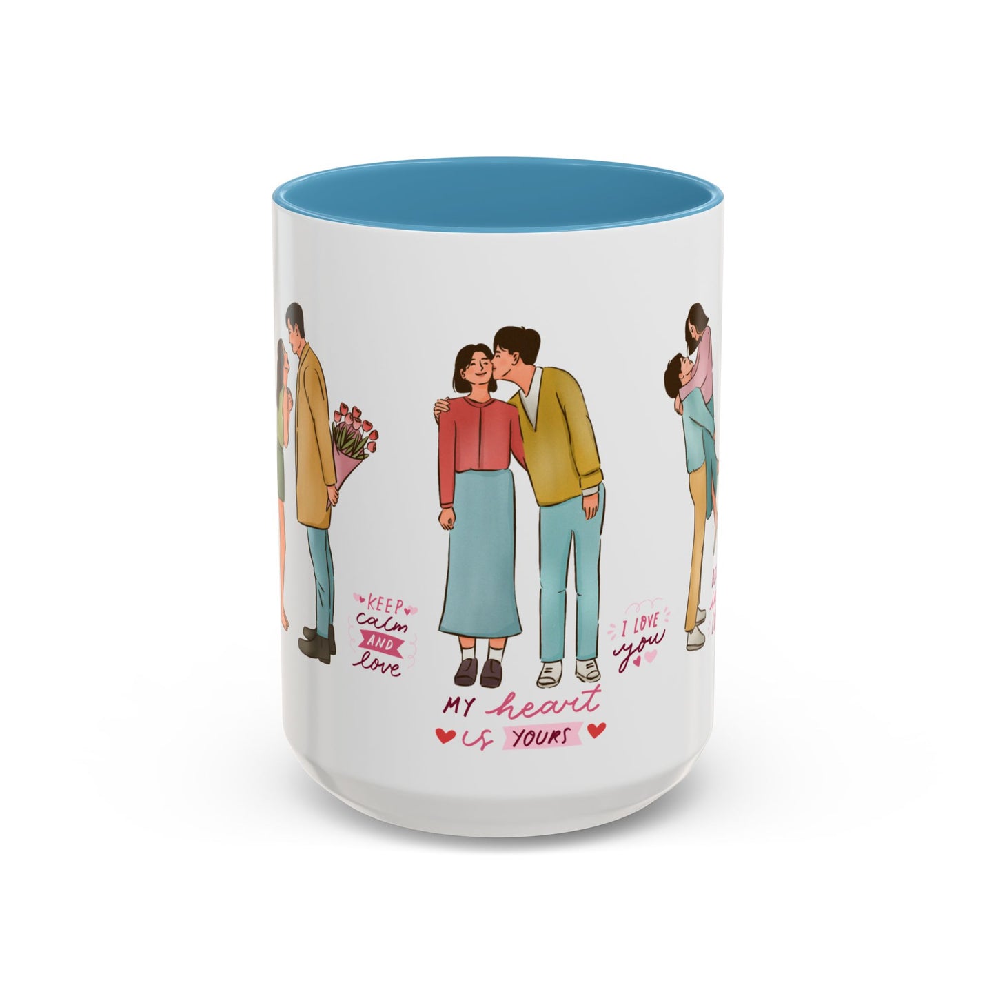 My Heart is Yours - Accent Coffee Mug (11, 15oz) - 11576