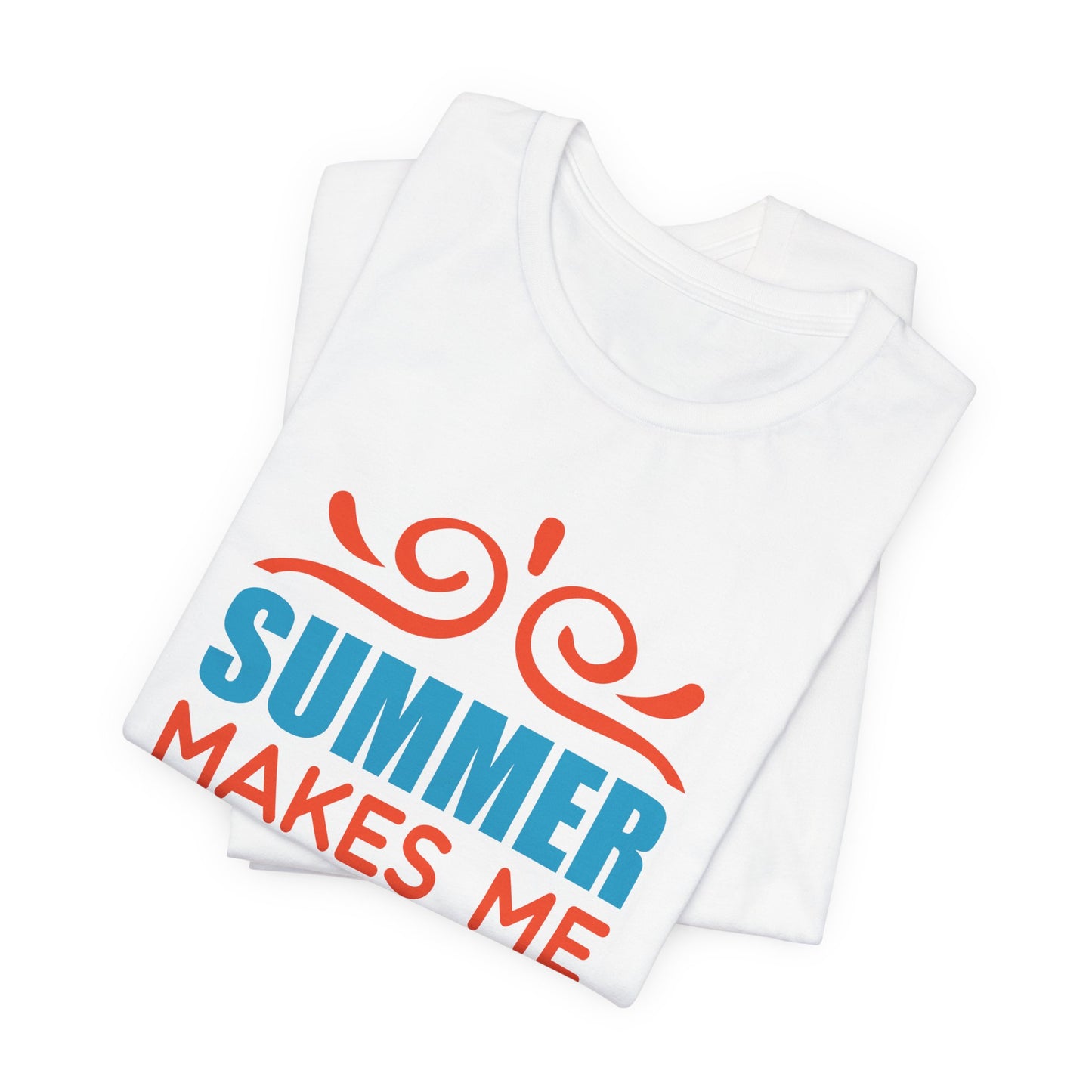 Summer Makes Me Happy - Unisex Jersey Short Sleeve Tee - 13189
