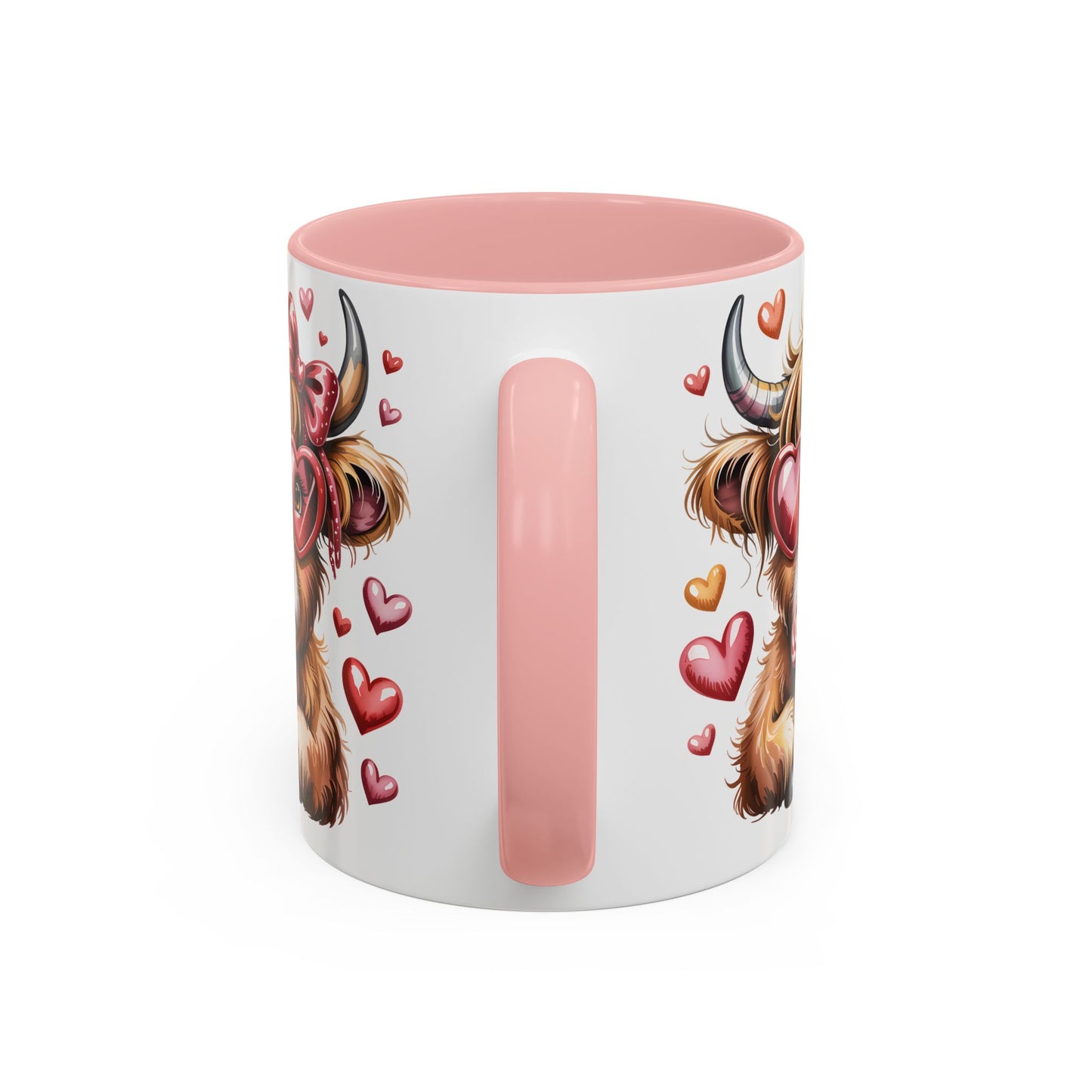 Love You Moo-re Highland Cow Mug – Cute Valentine’s Day Gift, Funny Romantic Coffee Mug (11oz / 15oz) - 14779