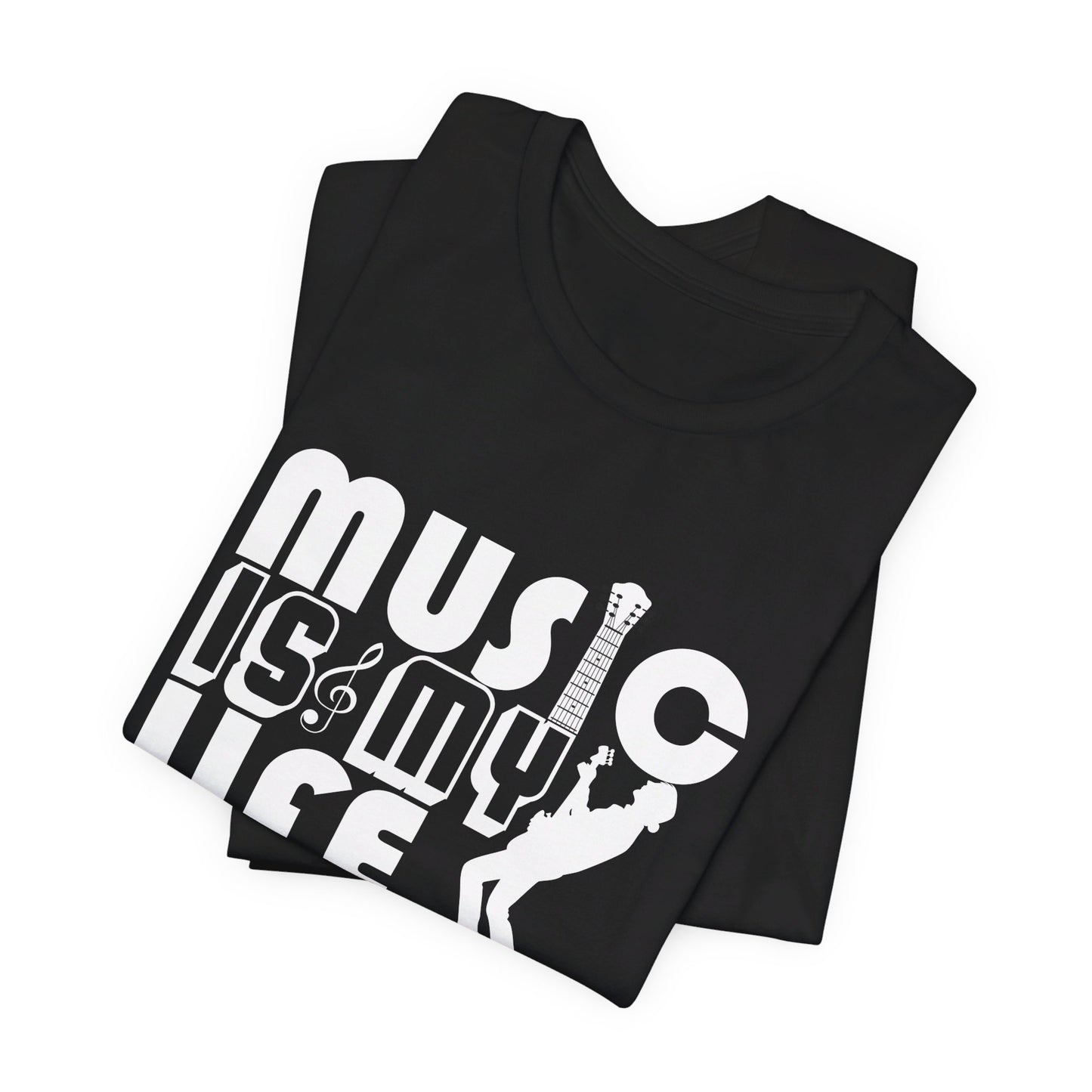 Music Is My Life - Unisex Jersey Short Sleeve Tee