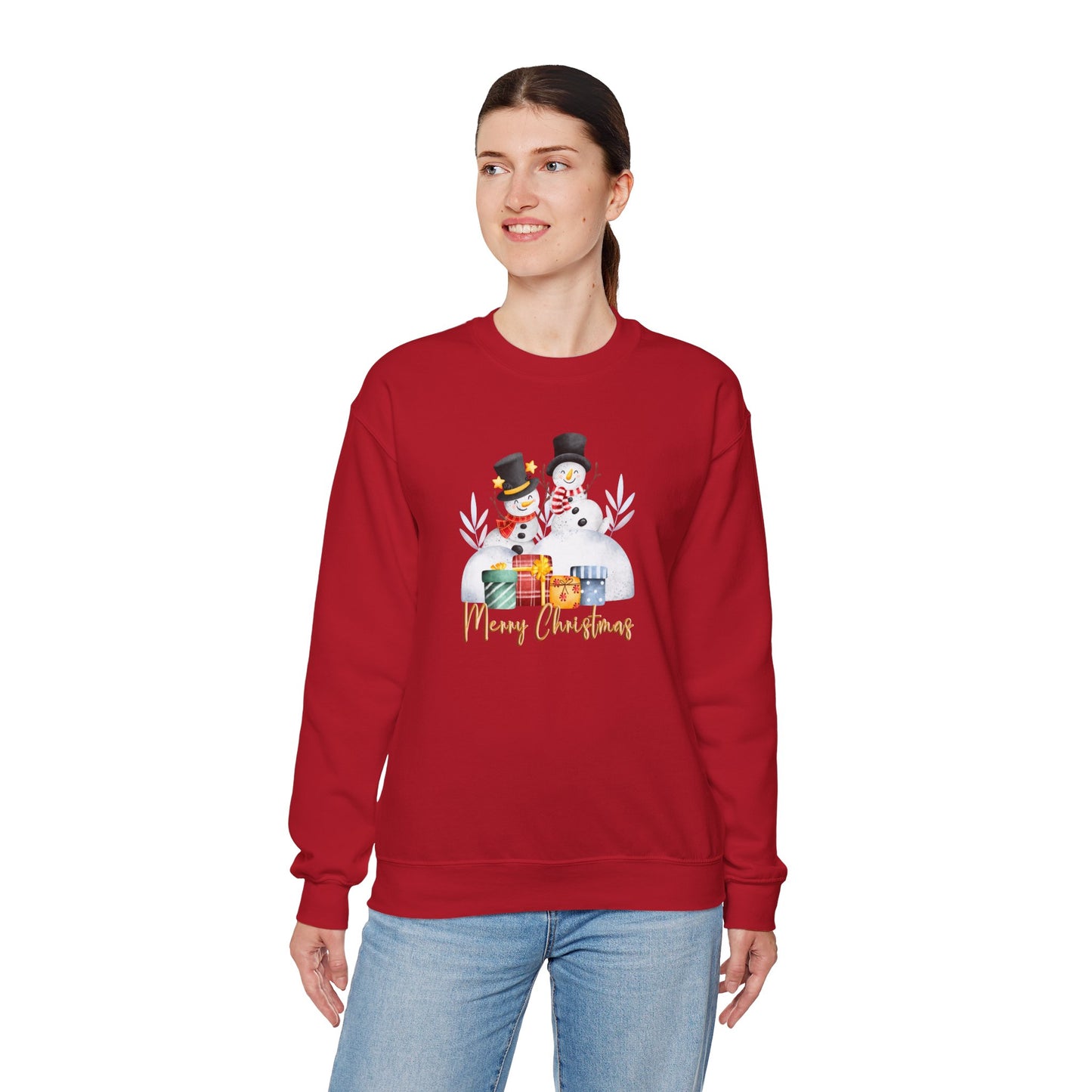 Snowmen - Unisex Heavy Blend™ Crewneck Sweatshirt - 10029