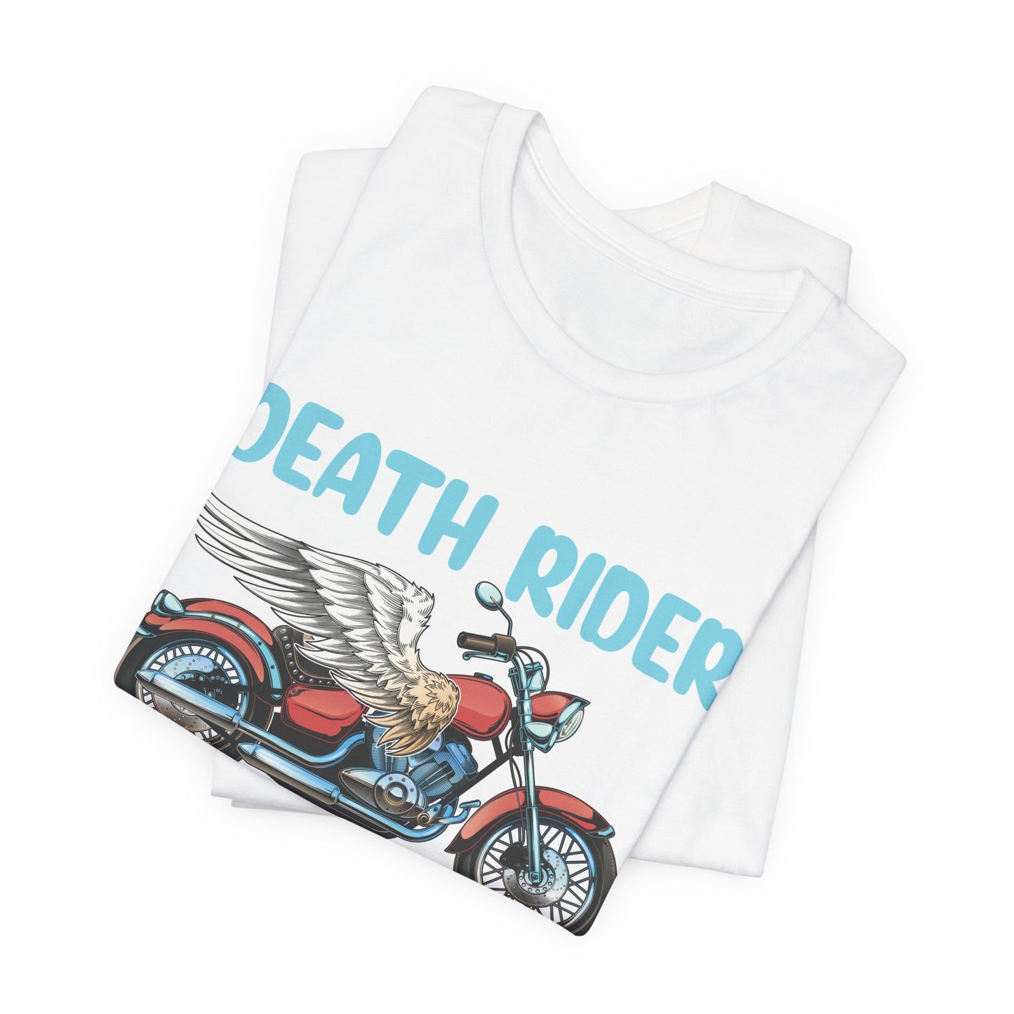 Death Rider, Live Fast and Ride  - Unisex Jersey Short Sleeve Tee - 13595