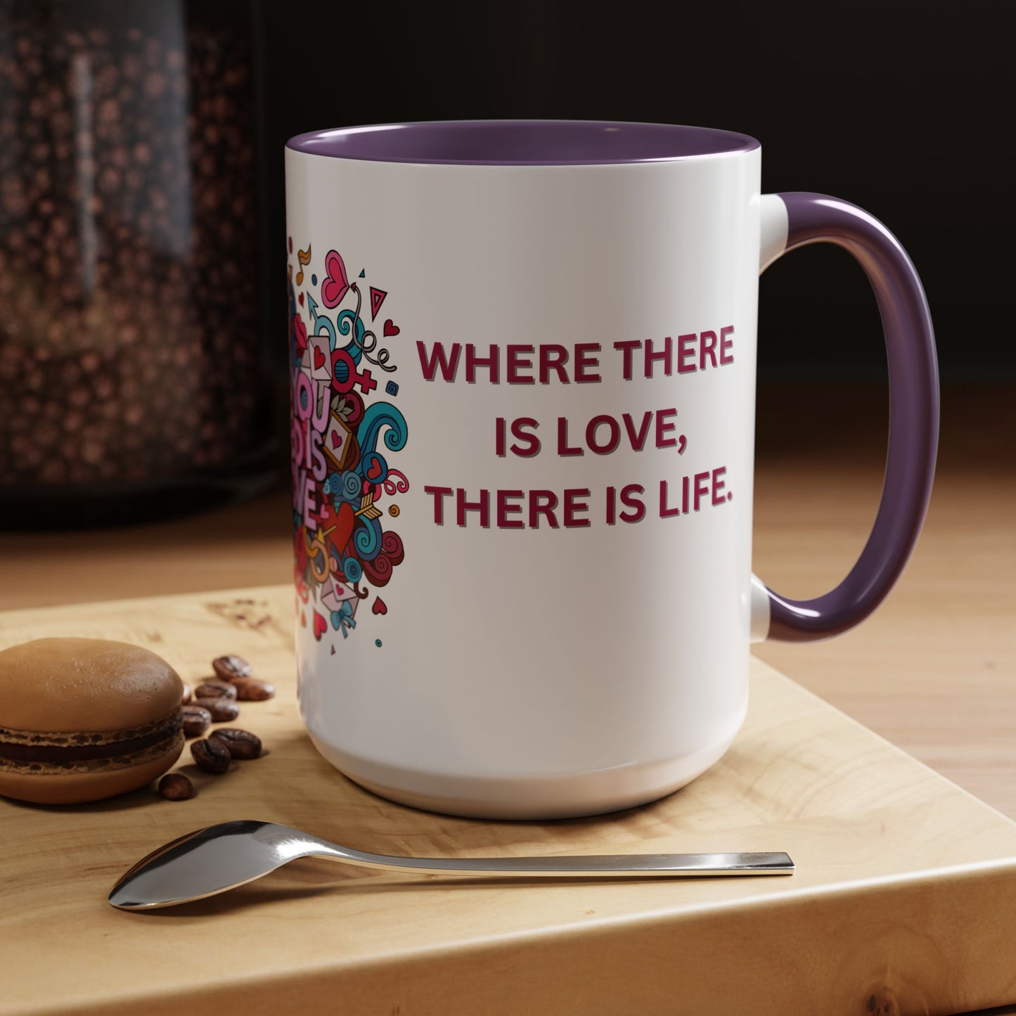 All You Need is Love - Accent Coffee Mug (11, 15oz) - 11430