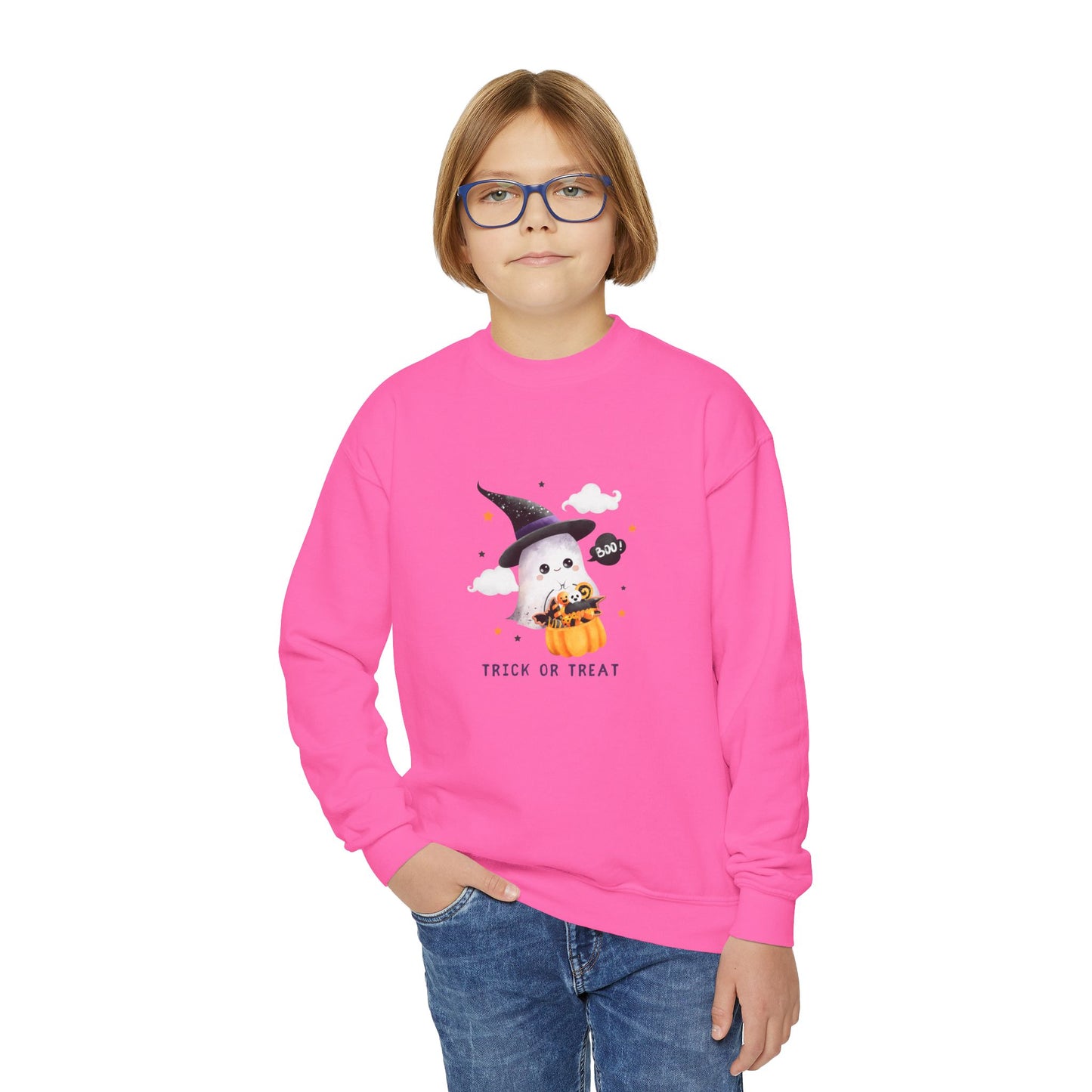 Trick or Treat - Youth Crewneck Sweatshirt