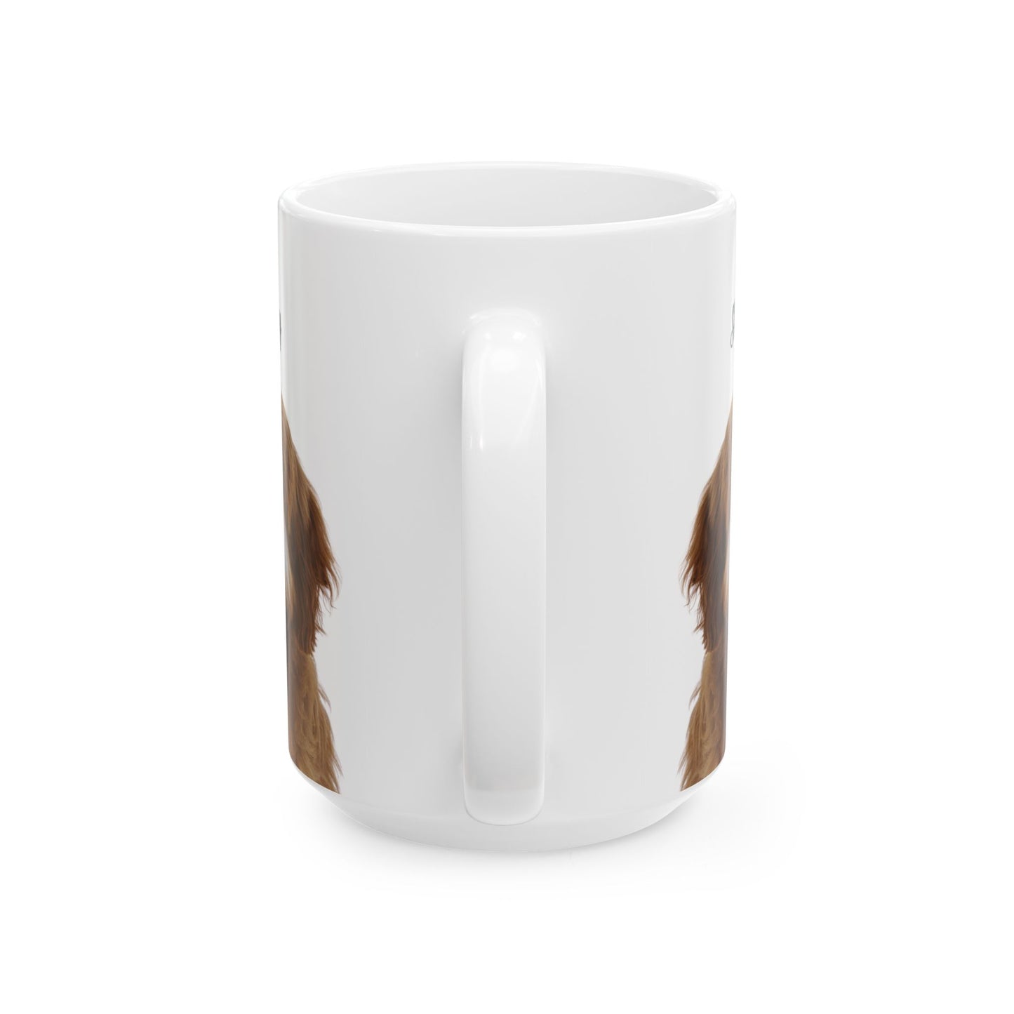 Personalized Dog Lover's Ceramic Mug - Cute Pet Gift for Coffee, Tea, Dog-Themed Home Decor - 14156