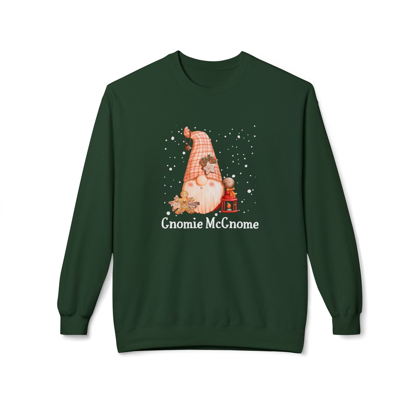 Gnomie Mcgnome - Unisex Midweight Softstyle Fleece Crewneck Sweatshirt - 10532