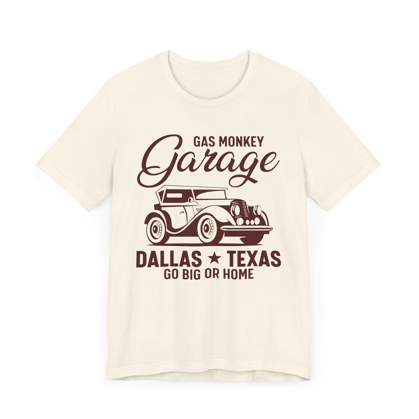 Gas Monkey Garage, Go Big or Home - Unisex Jersey Short Sleeve Tee - 13034