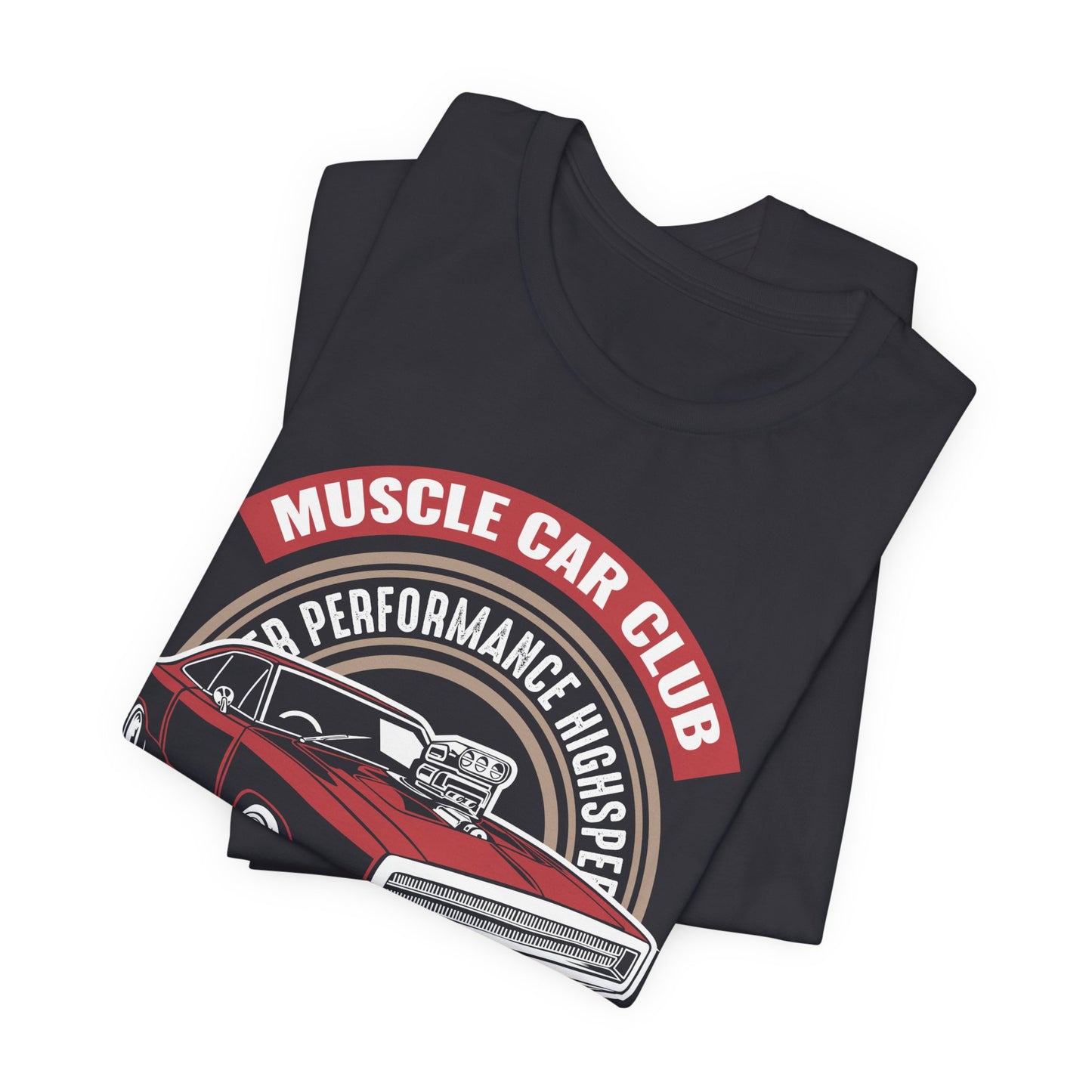 Muscle Car Club, Fully Custom Engine - Unisex Jersey Short Sleeve Tee - 12956