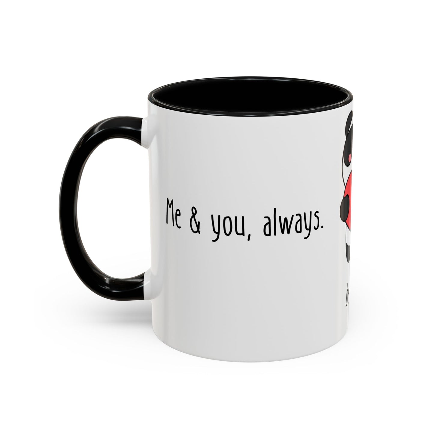 Panda, Be Mine - Accent Coffee Mug (11, 15oz) - 11431