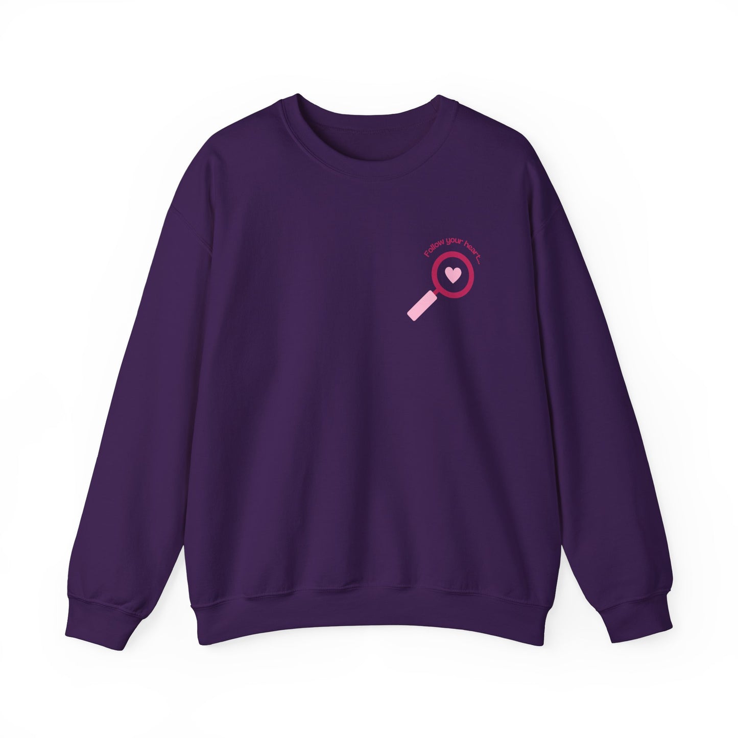 Follow Your Heart - Unisex Heavy Blend™ Crewneck Sweatshirt - 11621