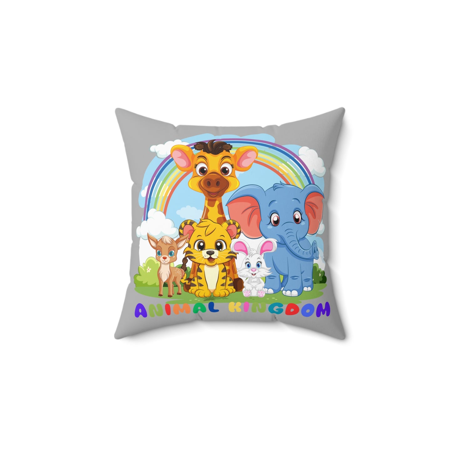 Animal Kingdom - Spun Polyester Square Pillow