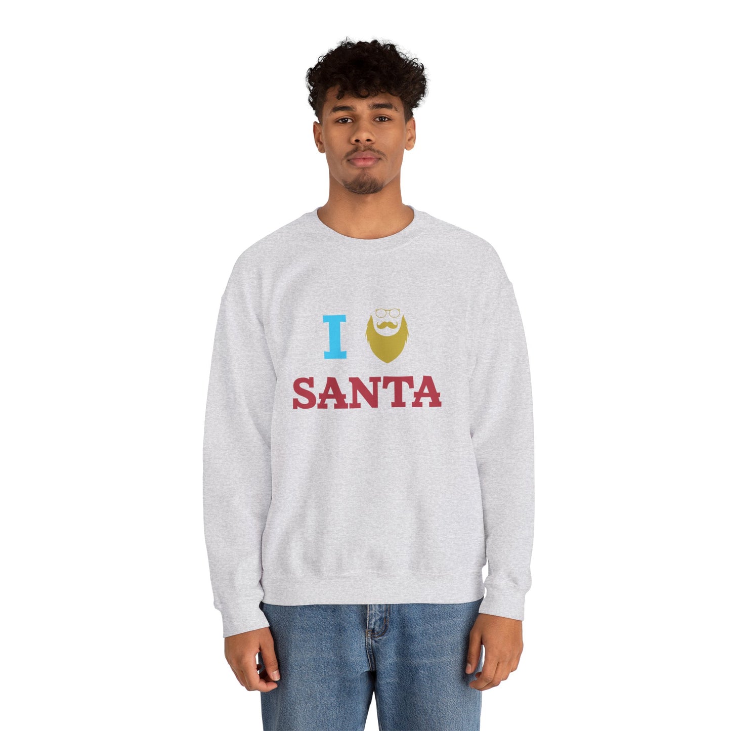 I love Santa - Unisex Heavy Blend™ Crewneck Sweatshirt