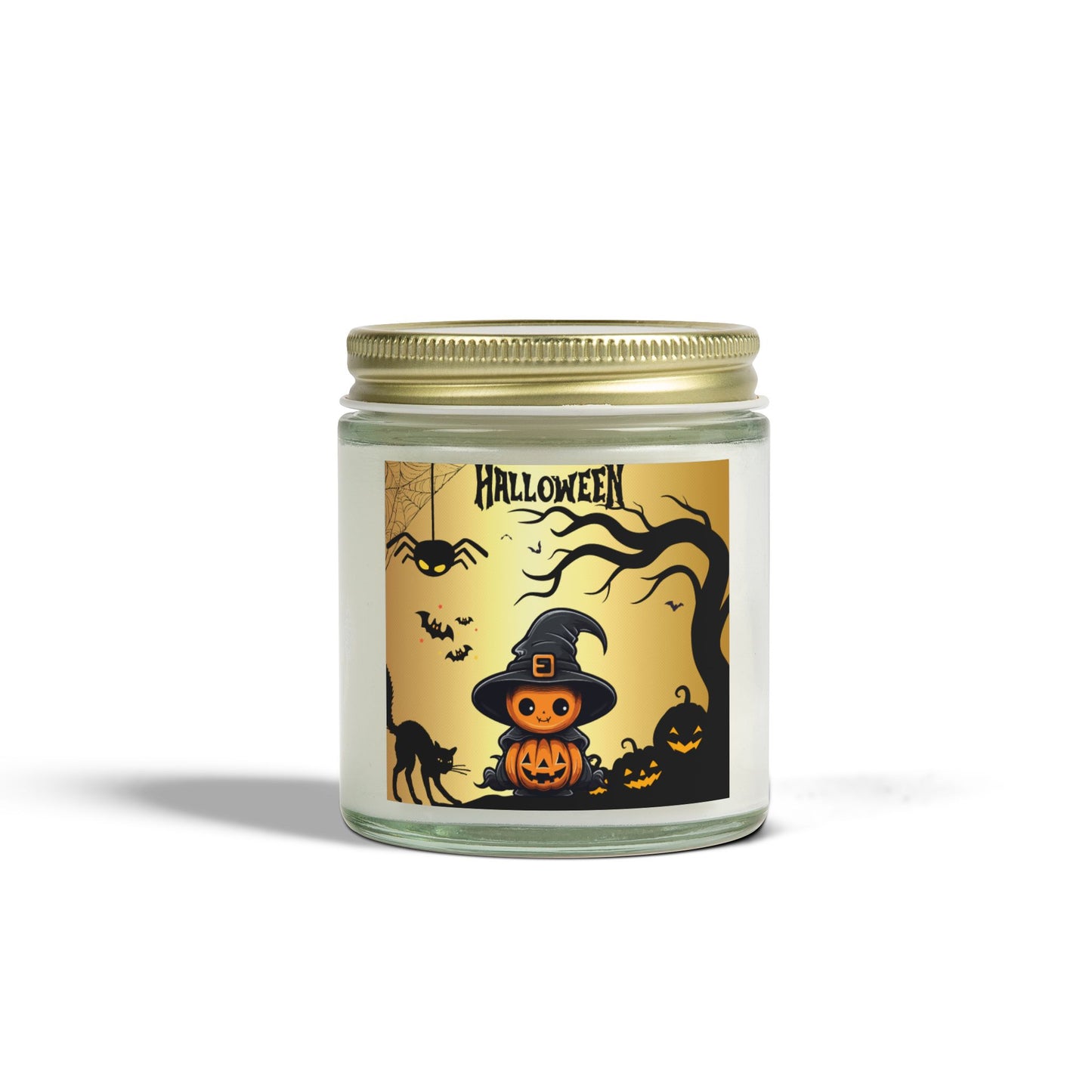 Pumpkin Spice Enchantment - Scented Coconut Apricot Candles (4oz, 9oz)