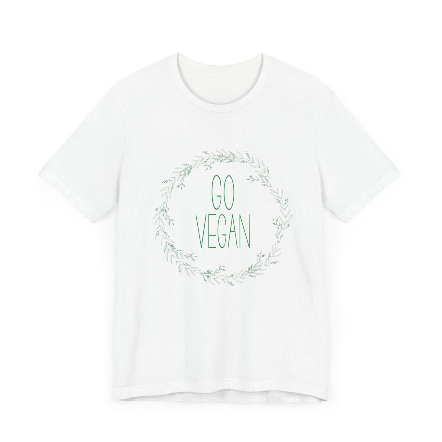 Go Vegan - Unisex Jersey Short Sleeve Tee