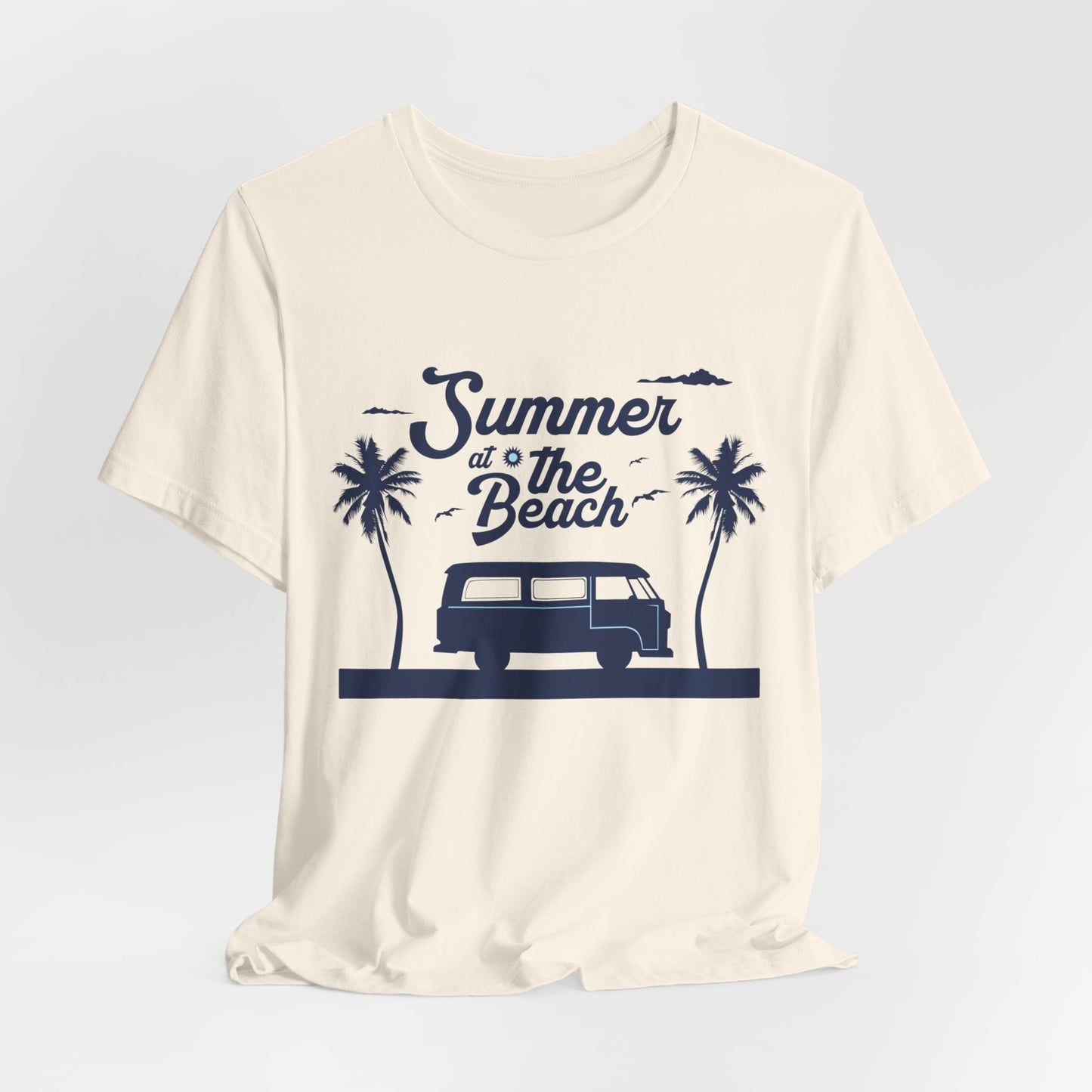 Summer At The Beach - Unisex Jersey Short Sleeve Tee