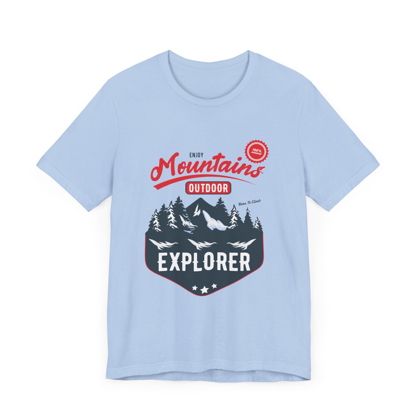 Enjoy Mountains, Outdoor Explorer - Unisex Jersey Short Sleeve Tee