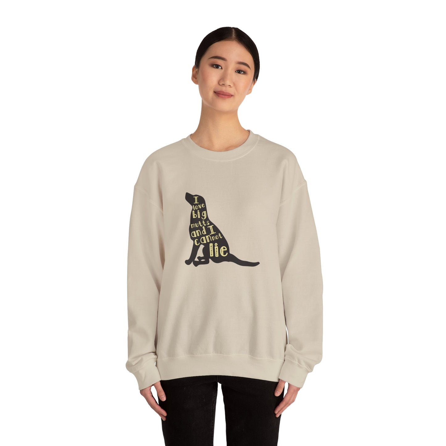 I Love Big Mutts and I Cannot Lie - Unisex Heavy Blend™ Crewneck Sweatshirt