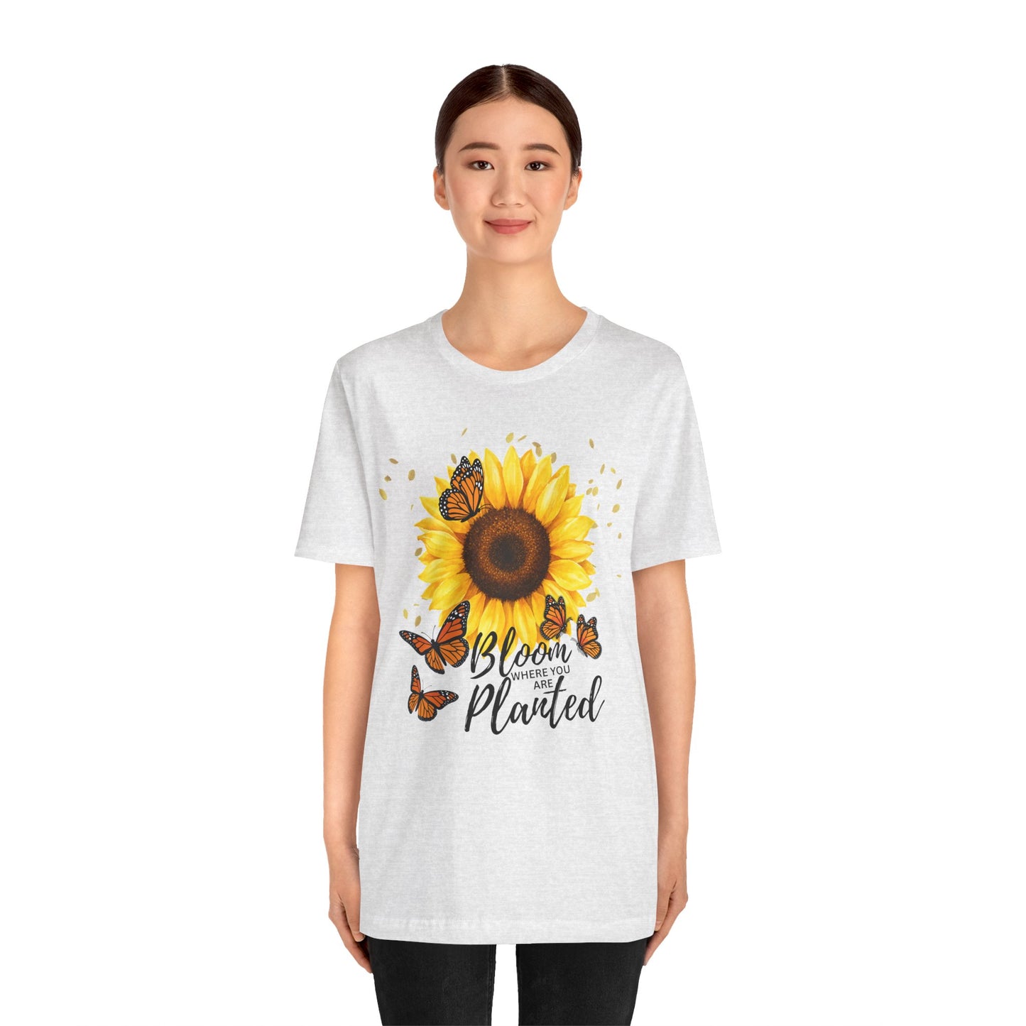 Sunflower Bloom Where You Are Planted Tee - 14920