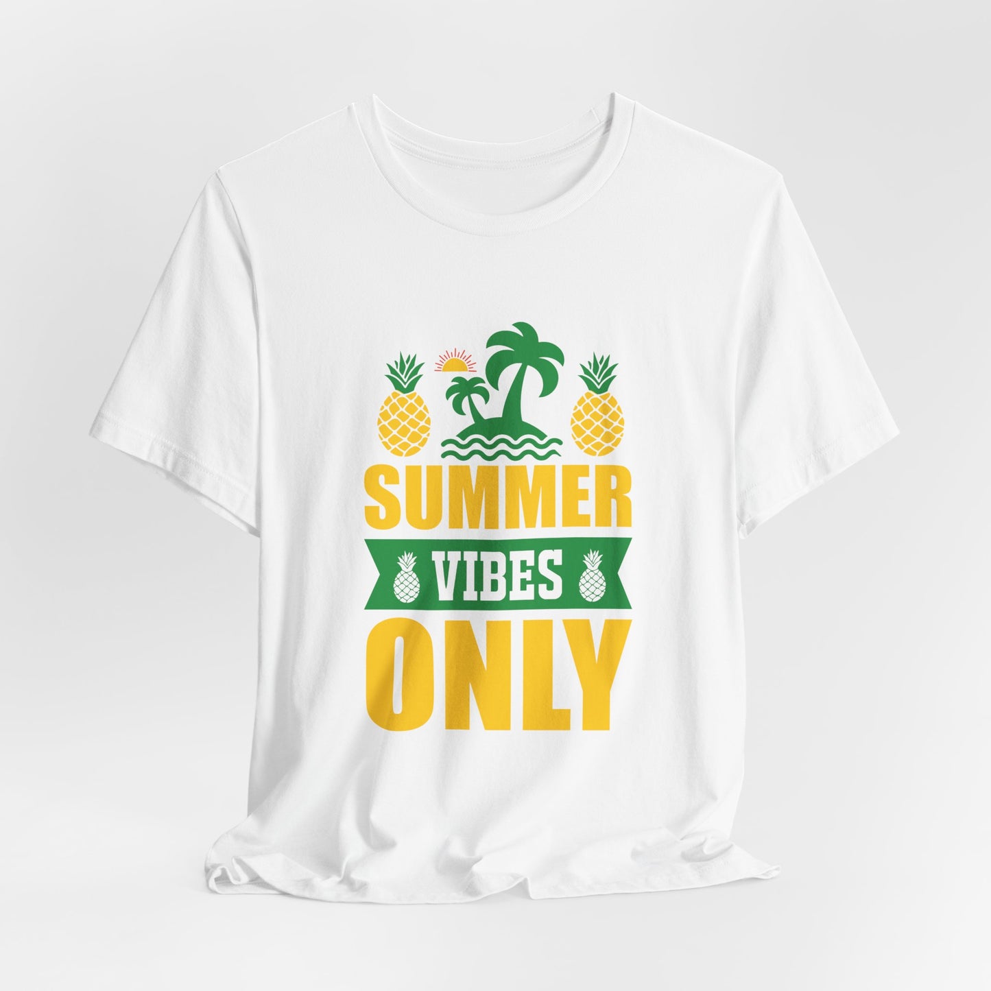 Summer Vibes Only- Unisex Jersey Short Sleeve Tee - 13187