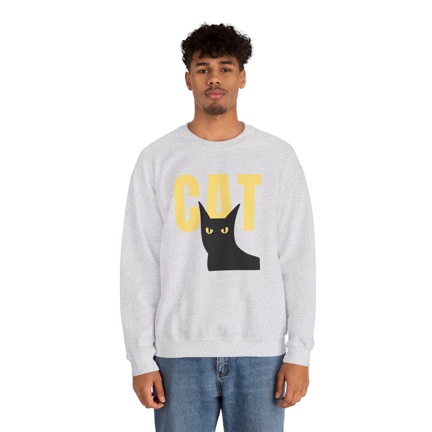 Black Cat - Unisex Heavy Blend™ Crewneck Sweatshirt