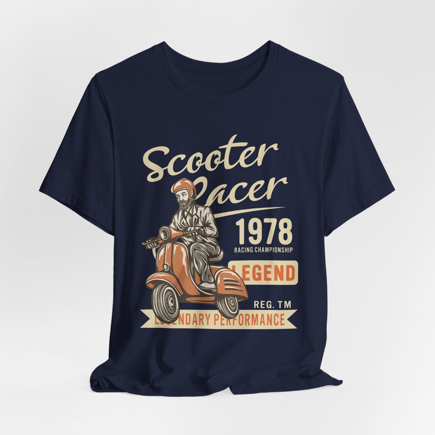 Scooter Racer - Unisex Jersey Short Sleeve Tee - 13376