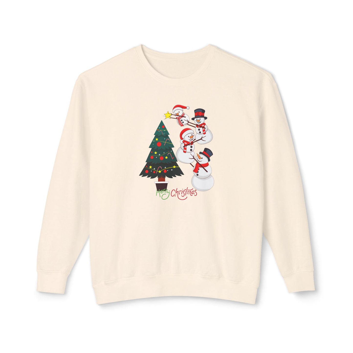 Snowmen - Unisex Lightweight Crewneck Sweatshirt - 10008