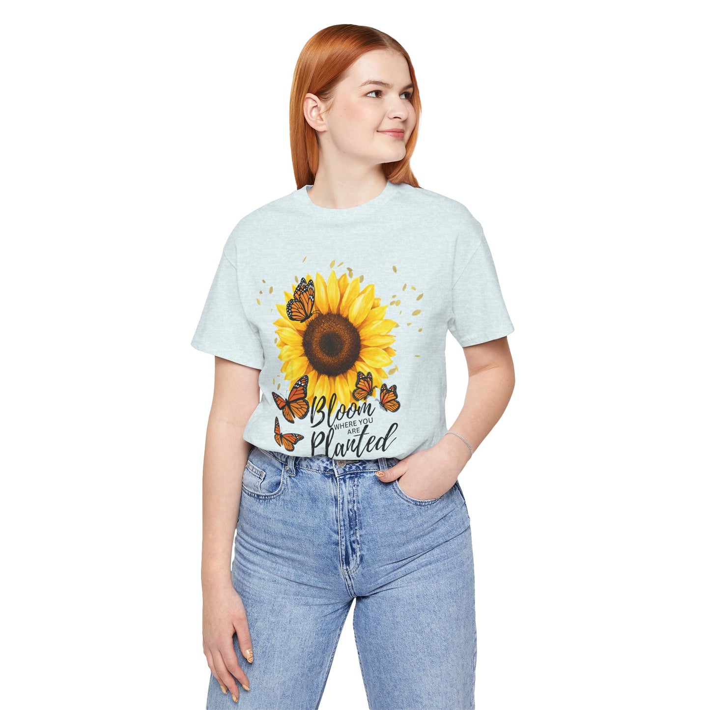 Sunflower Bloom Where You Are Planted Tee - 14920