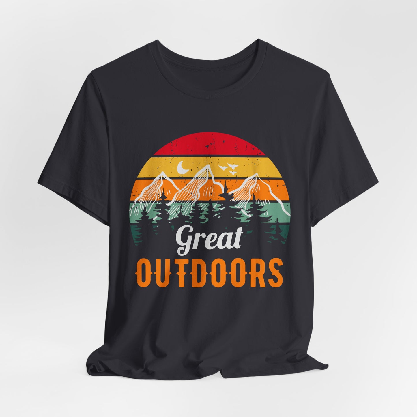 Camping: Great Outdoors - Unisex Jersey Short Sleeve Tee - 12639