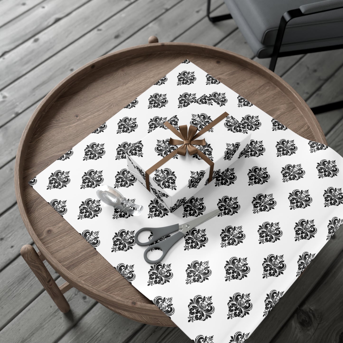 Vintage Black Pattern - Gift Wrap Papers - 10297