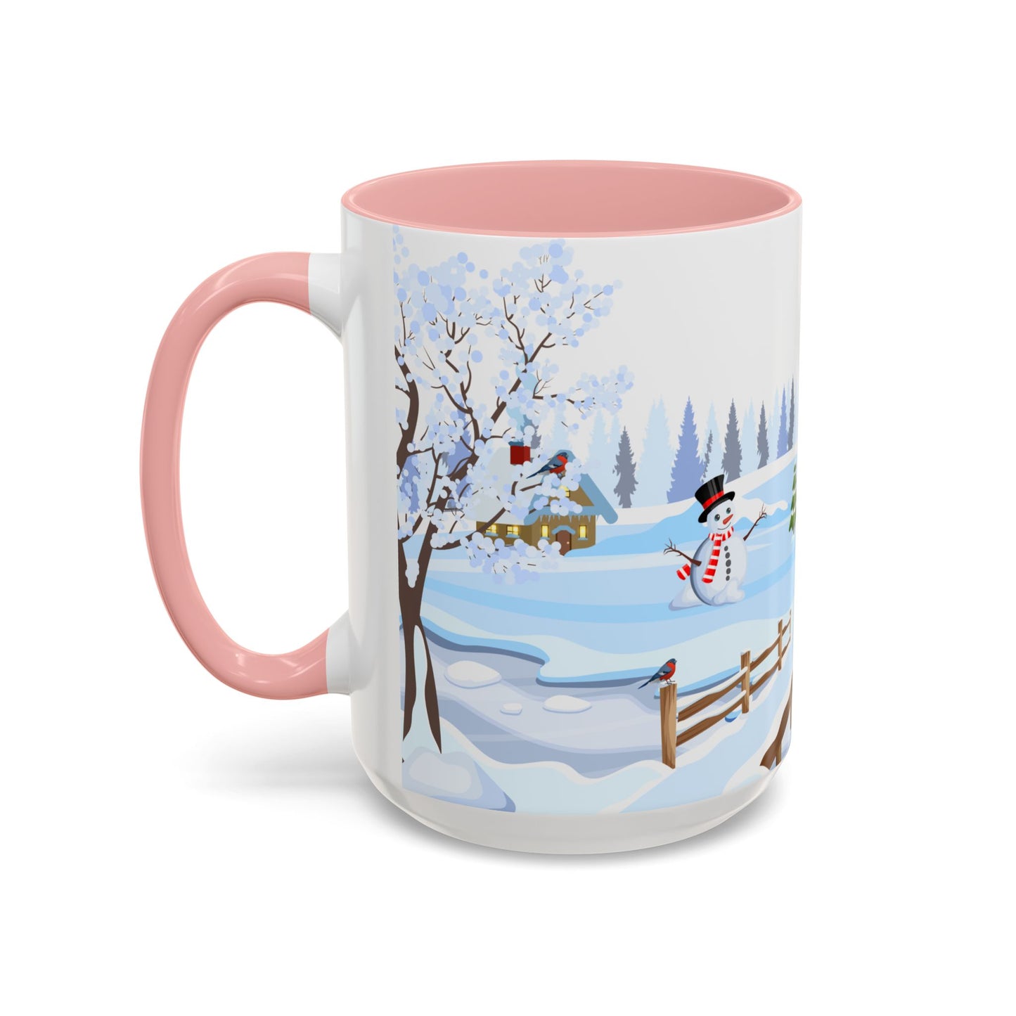 Winter Day Outside - Accent Coffee Mug (11, 15oz) - 10453