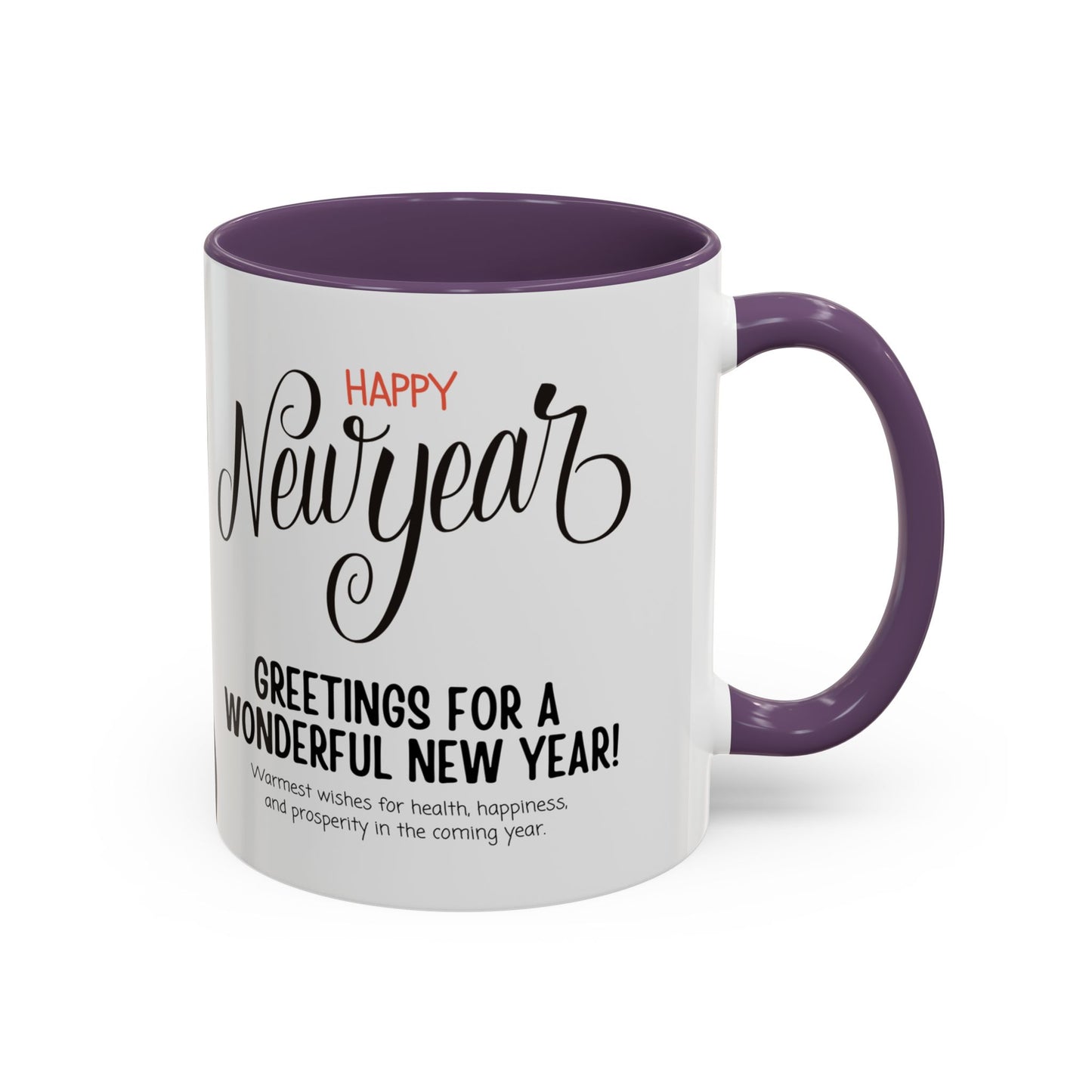 Happy New Year - Accent Coffee Mug (11, 15oz) - 10891