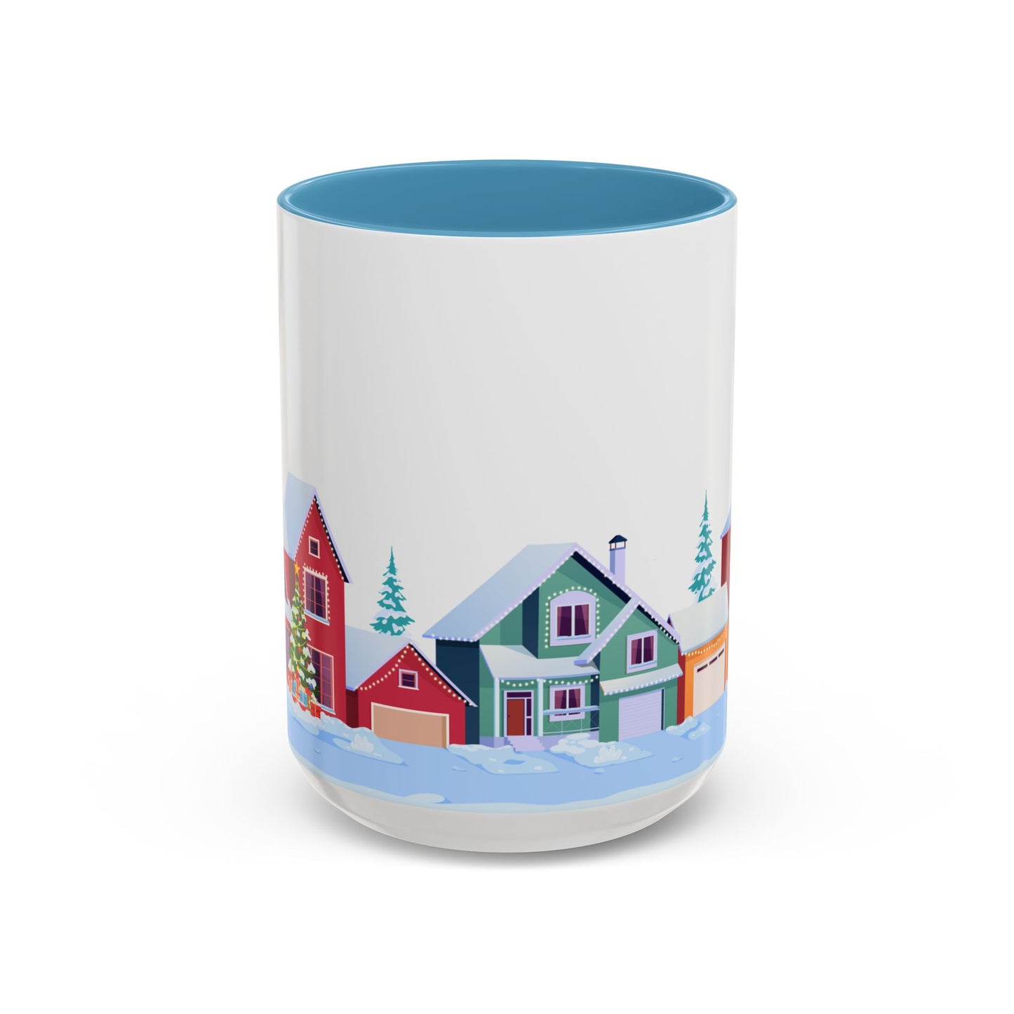 Winter Houses - Accent Coffee Mug (11, 15oz) - 10441