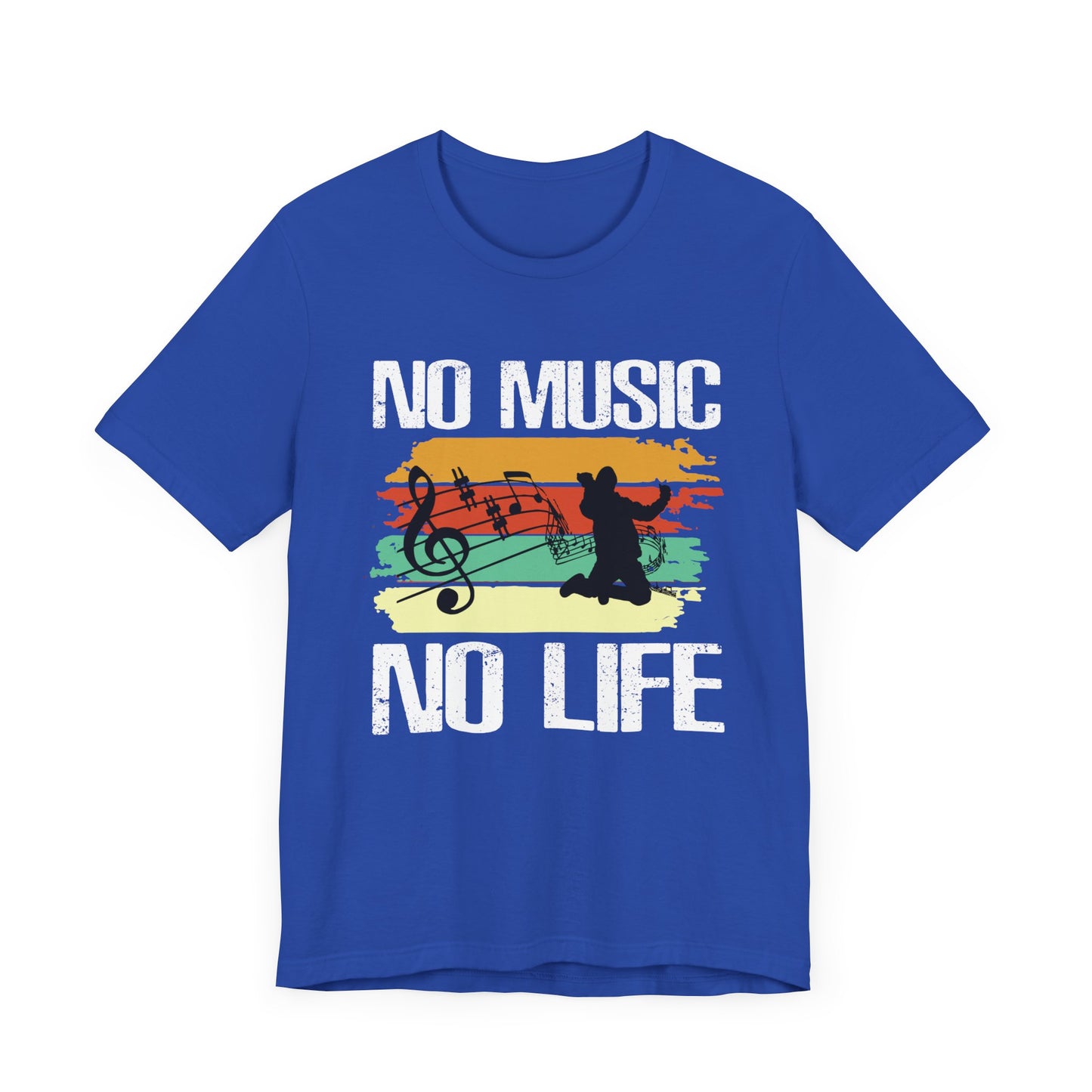 No Music No Life - Unisex Jersey Short Sleeve Tee