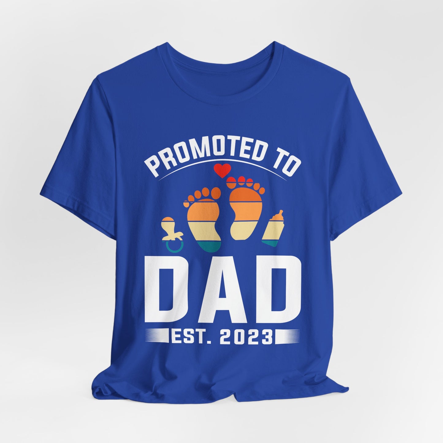 Promoted To Dad - Unisex Jersey Short Sleeve Tee - 13741