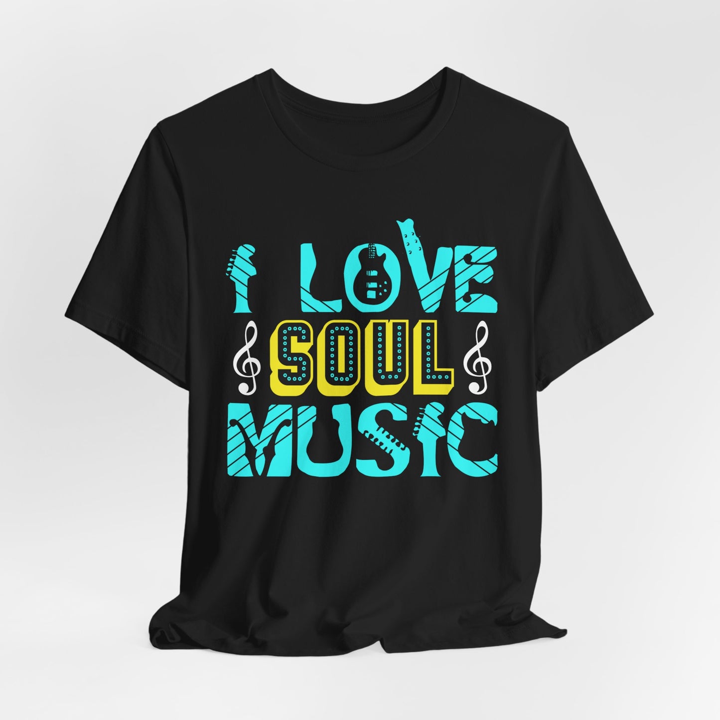 I Love Soul Music - Unisex Jersey Short Sleeve Tee