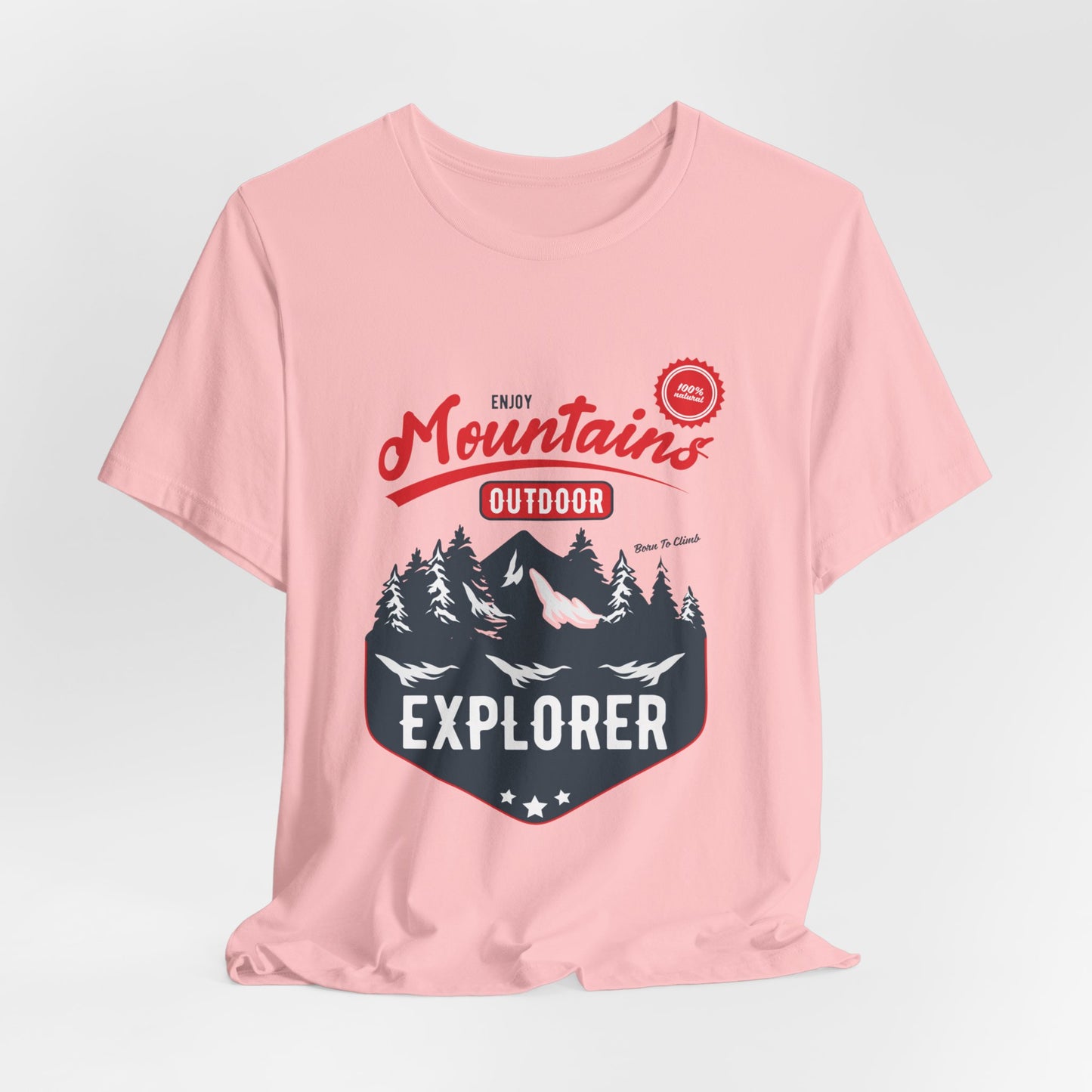 Enjoy Mountains, Outdoor Explorer - Unisex Jersey Short Sleeve Tee