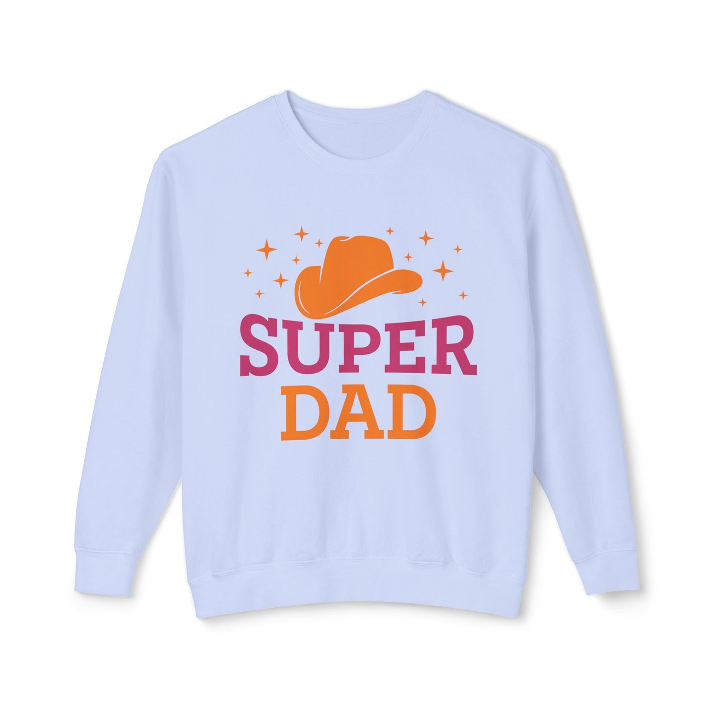 Super Dad Unisex Lightweight Crewneck Sweatshirt | Perfect Gift for Father's Day - 12907