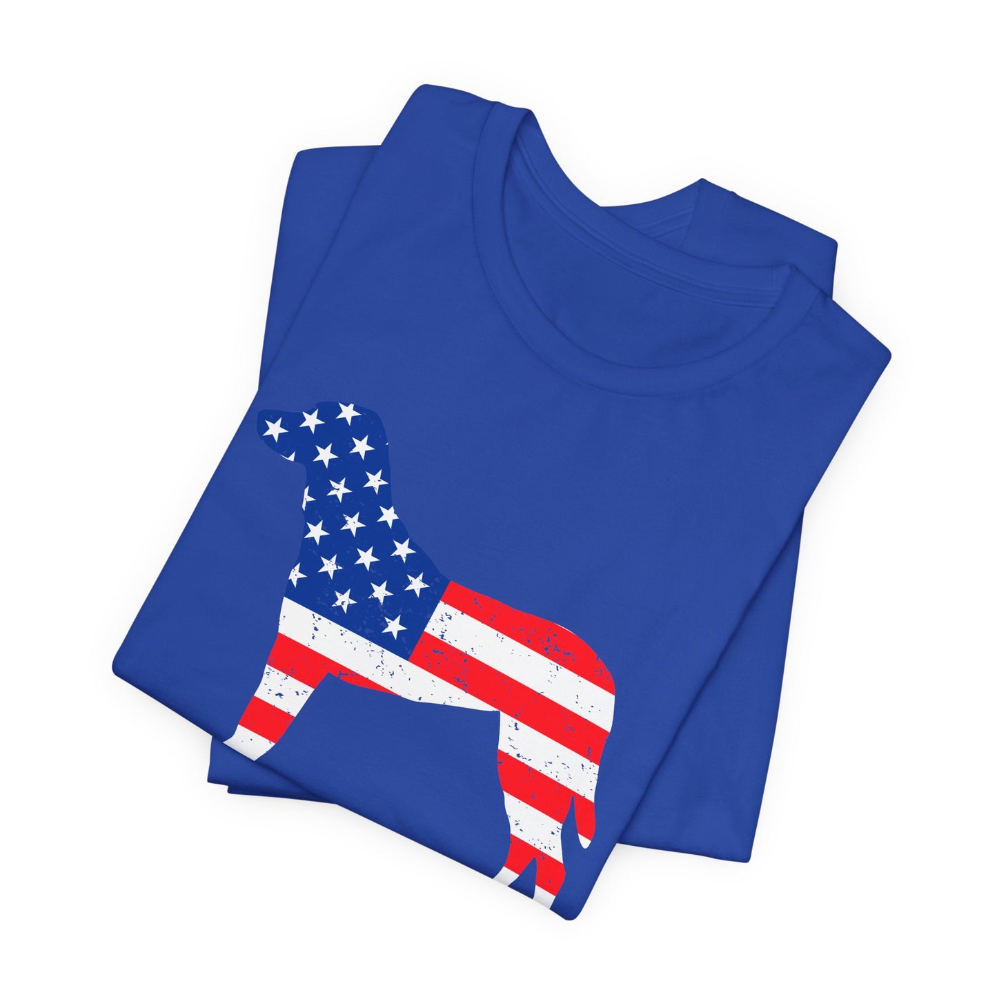 Patriotic Dog Lover Tee | Off Leash Freedom T-shirt, Dog Graphic Shirt, Fourth of July Gift, Casual Wear, Pet Lover Apparel - 13790