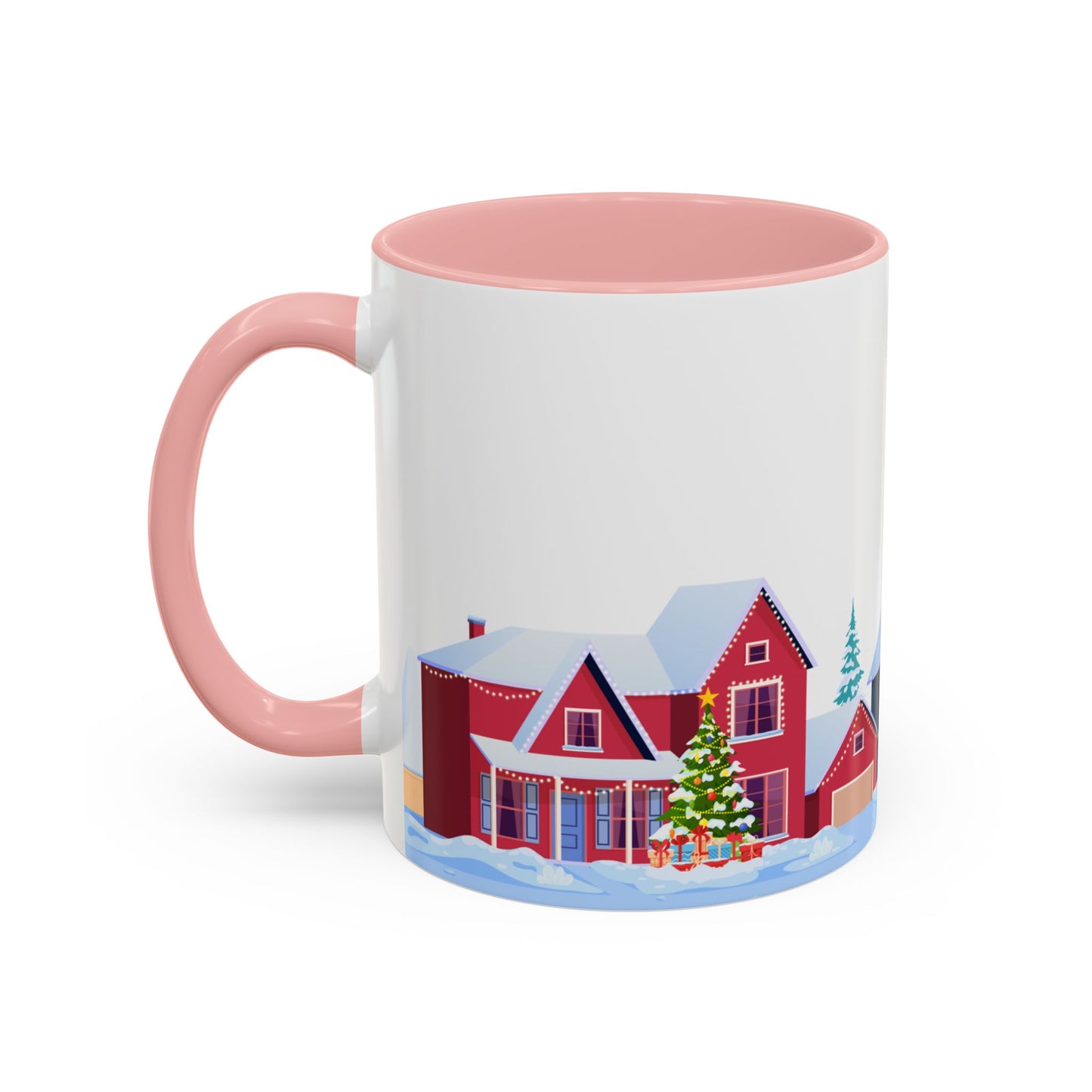 Winter Houses - Accent Coffee Mug (11, 15oz) - 10441