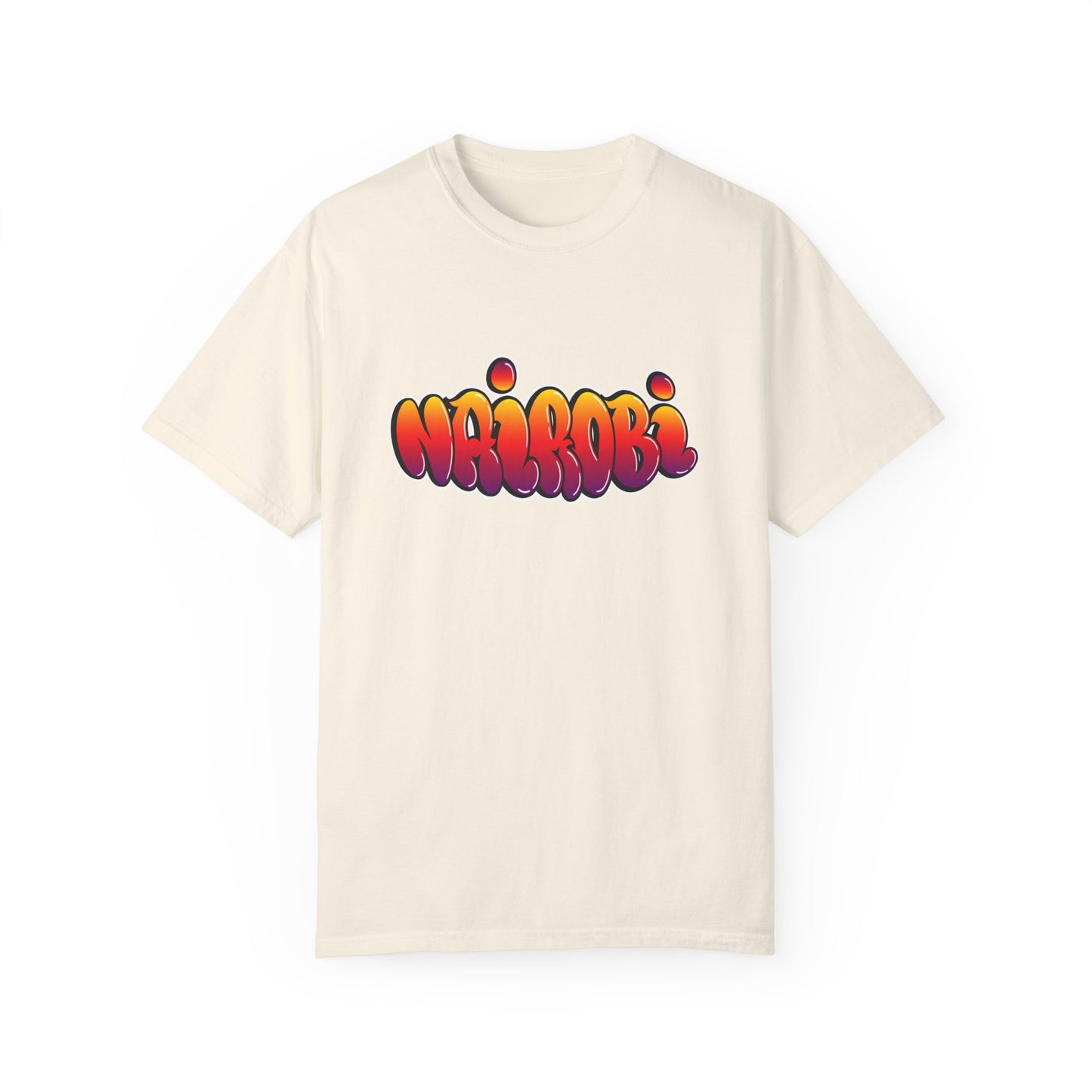 Nairobi Graphic T-Shirt - Unisex Garment-Dyed Tee - 12181