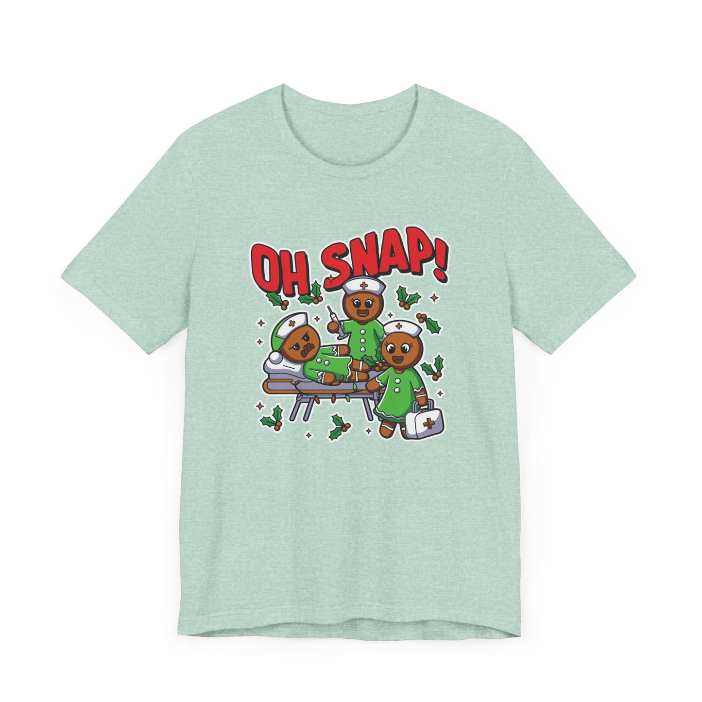 Christmas, Nurse, Oh Snap! - Unisex Jersey Short Sleeve Tee - 10351