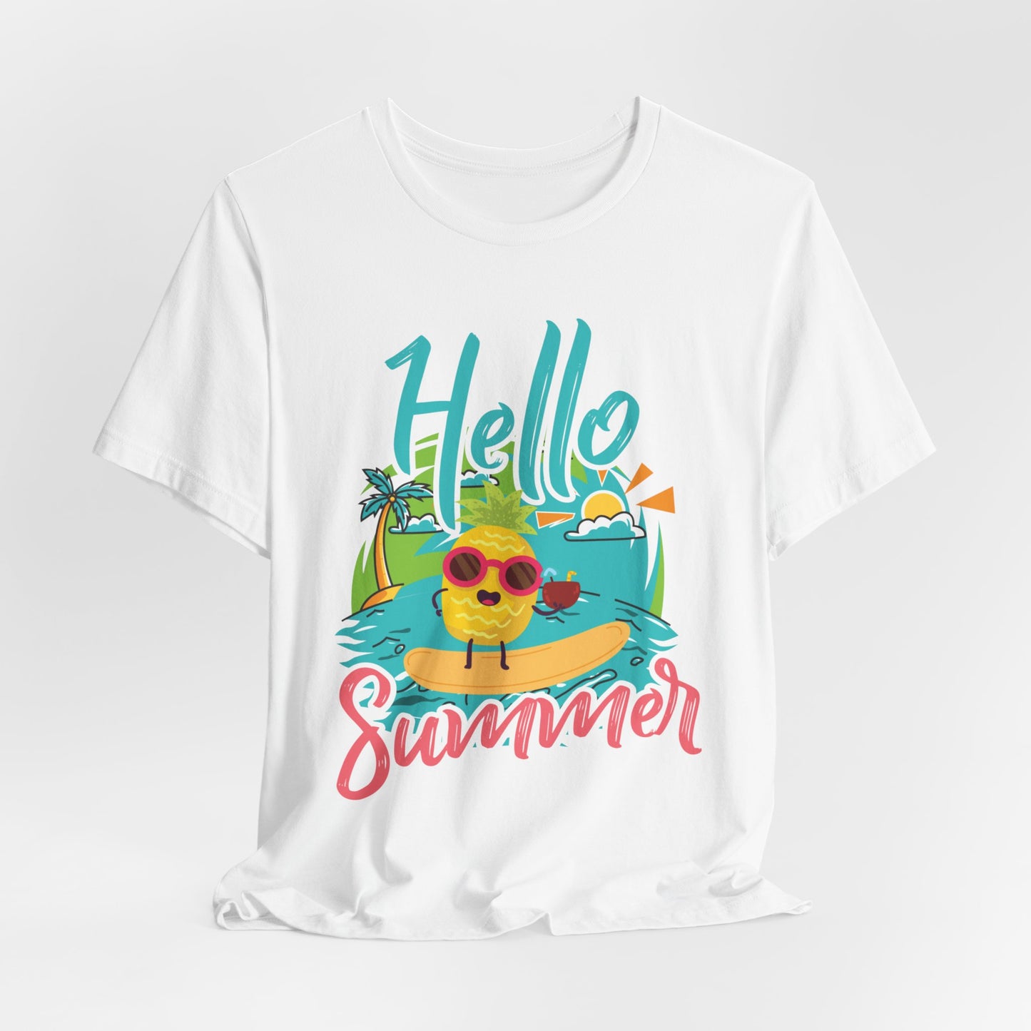 Hello Summer - Unisex Jersey Short Sleeve Tee - 13088