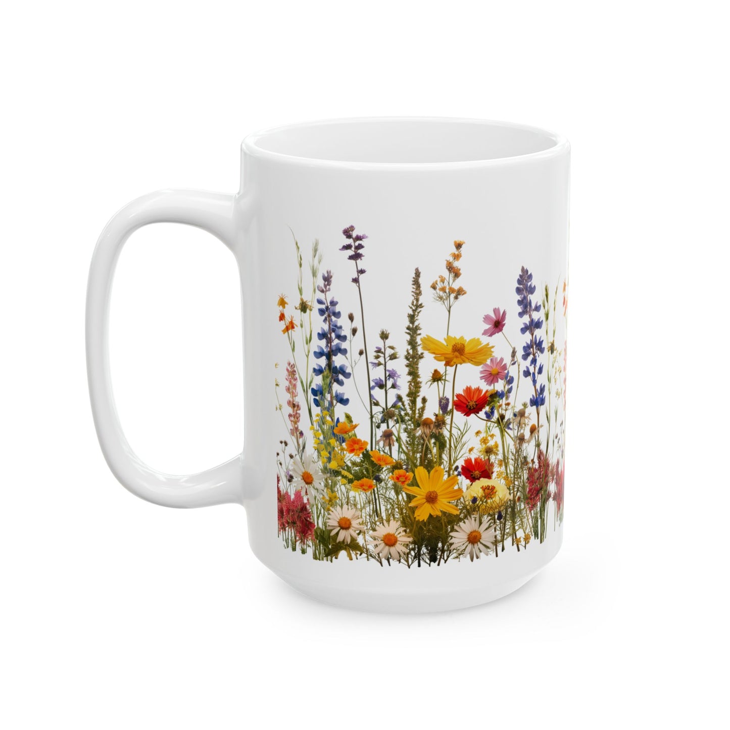 Wildflowers - Ceramic Mug, (11oz, 15oz) - 10445