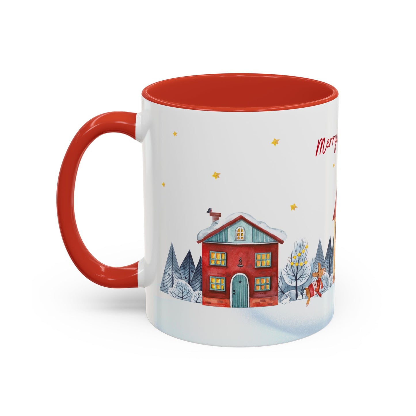 Merry Christmas, Holiday Vibe - Accent Coffee Mug (11, 15oz) - 11079