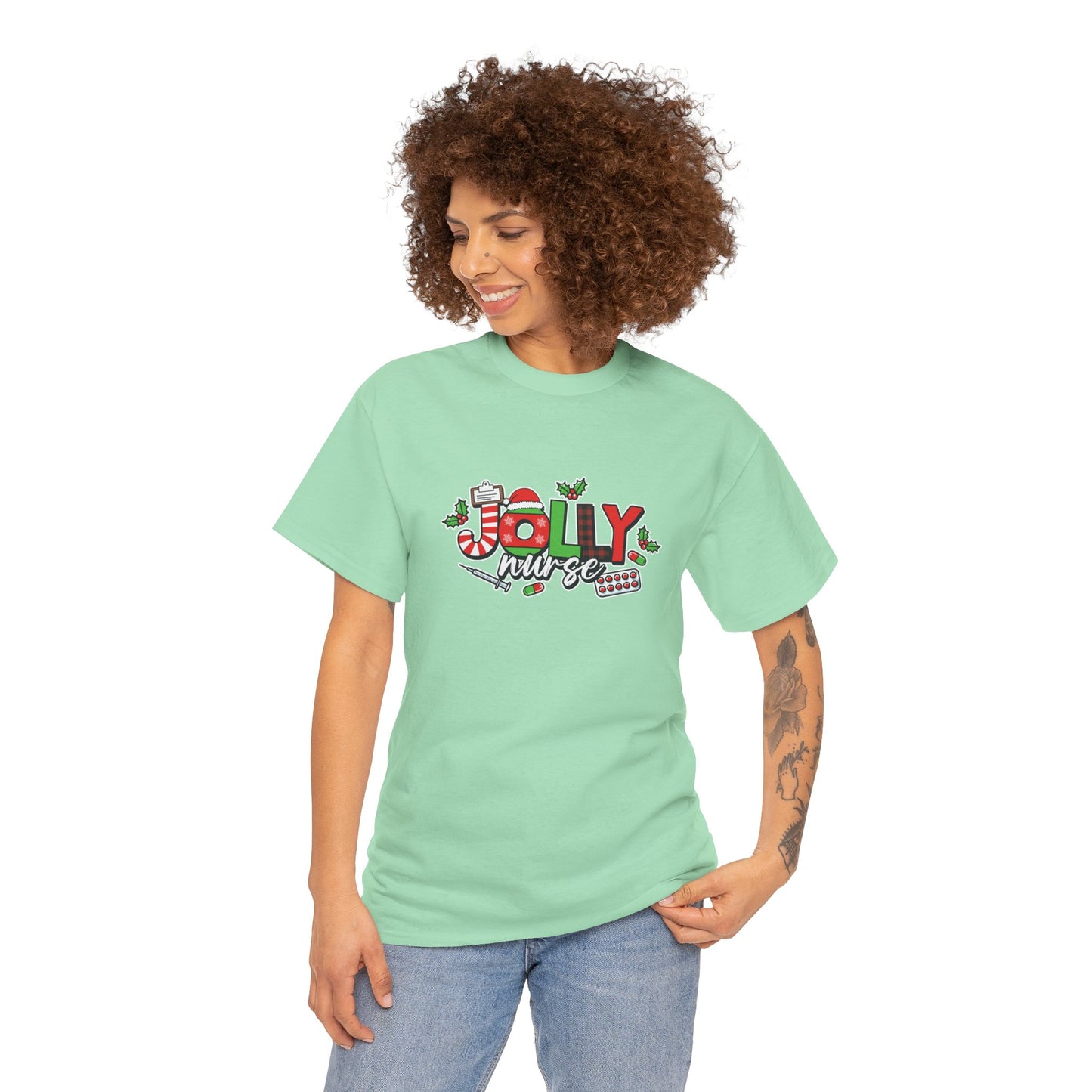 Jolly Nurse - Unisex Heavy Cotton Tee - 10350