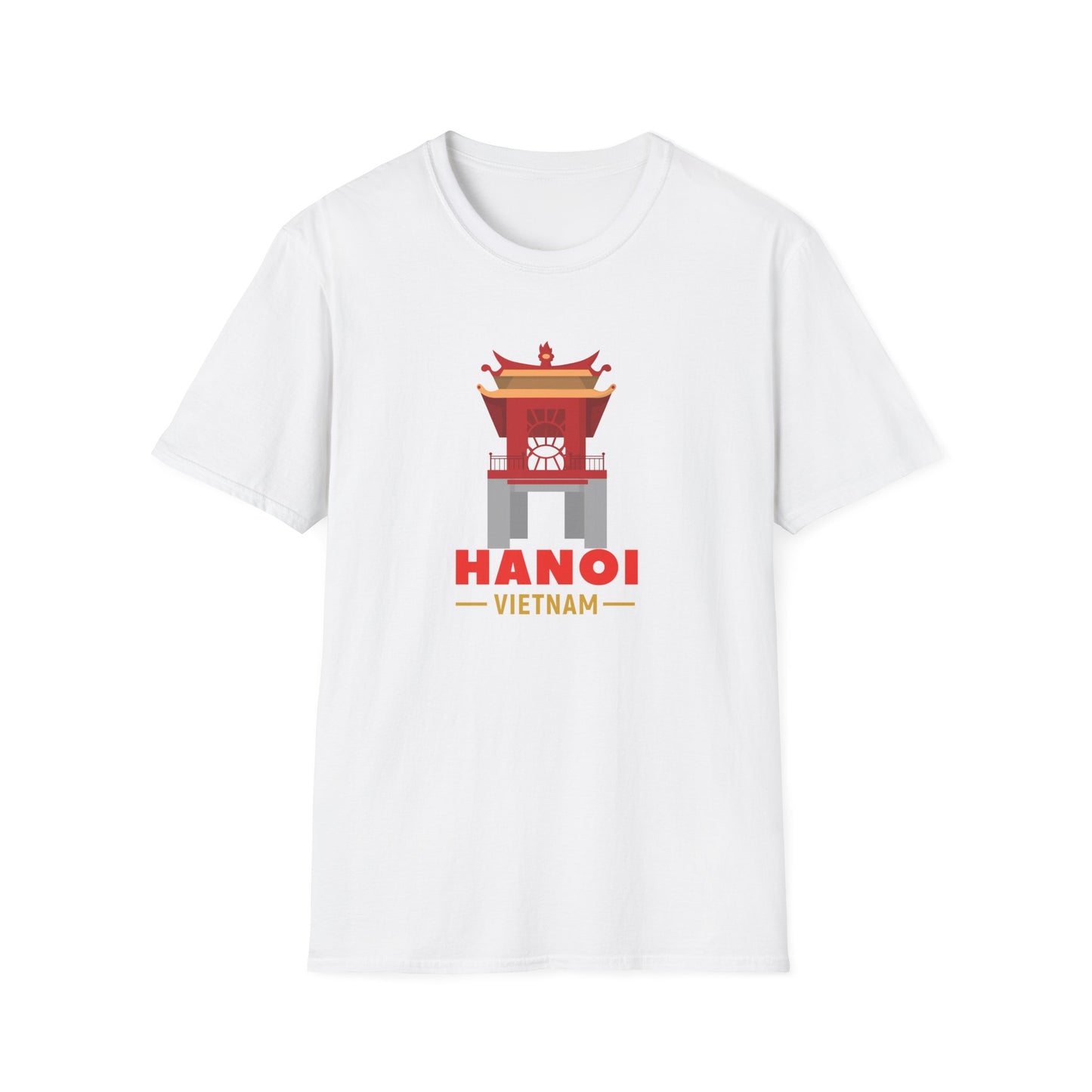 Hanoi Vietnam Graphic Unisex T-Shirt - Travel Souvenir Tee - 12264